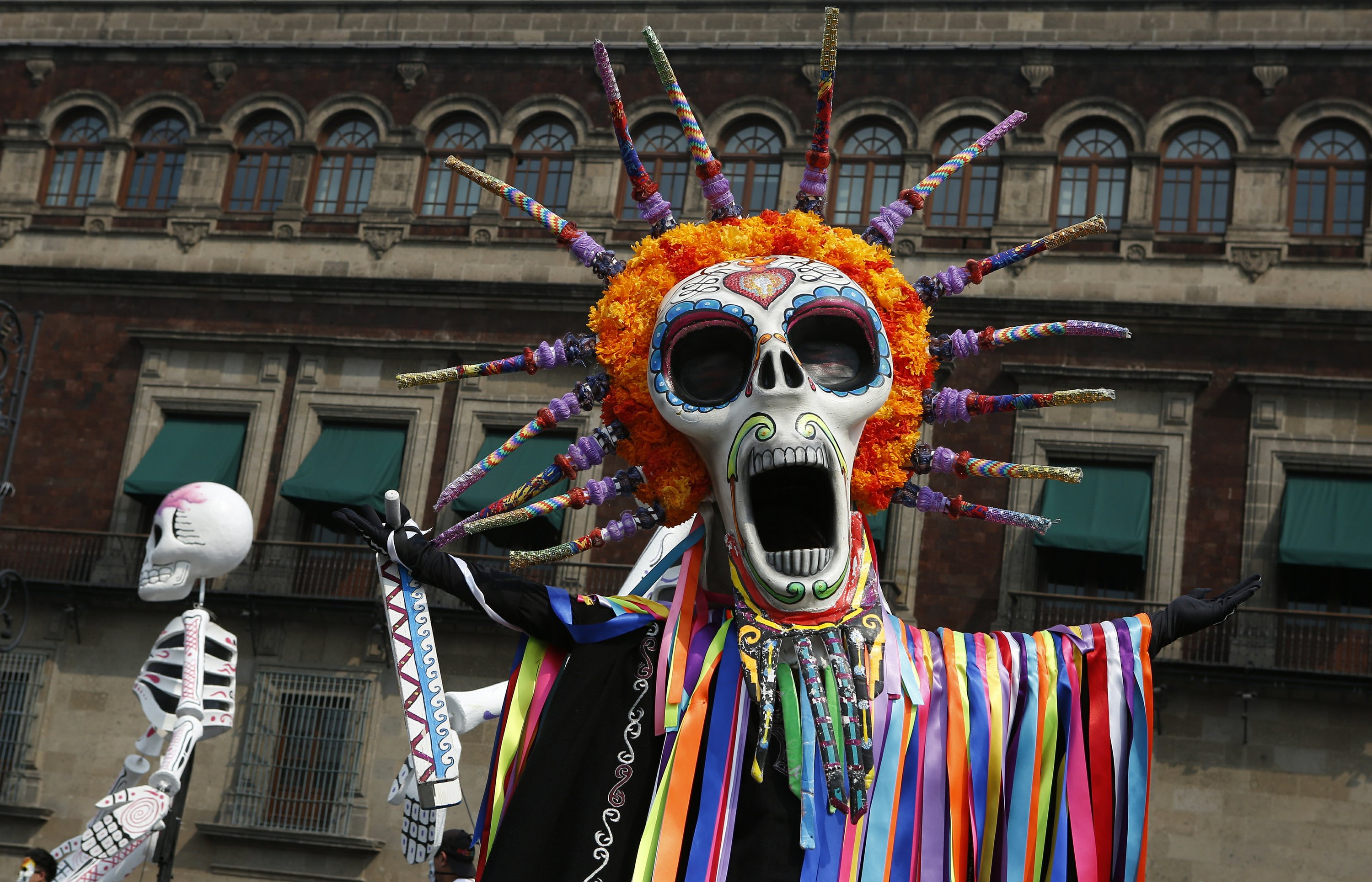 Day of the Dead parade hits Mexico City as holiday expands