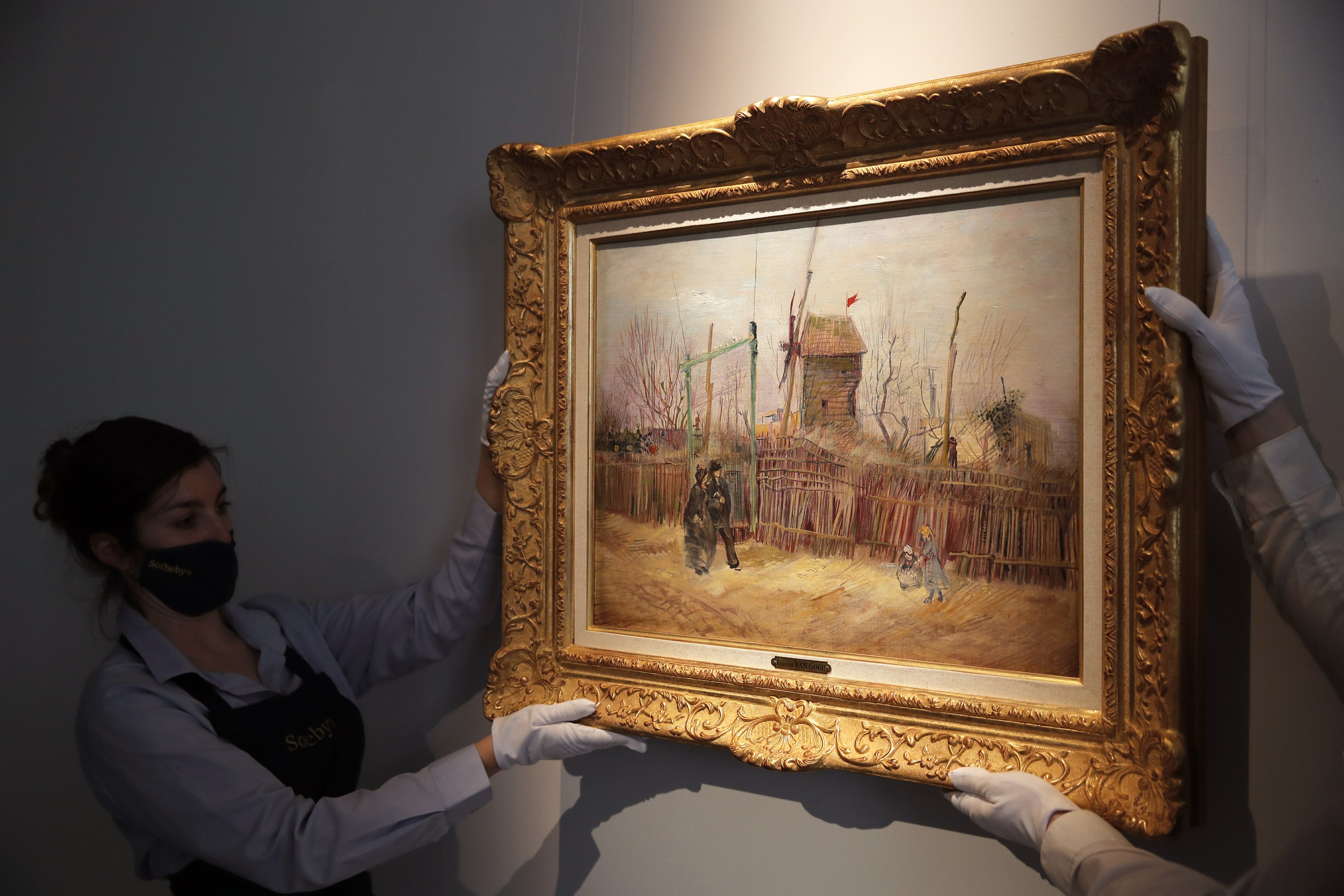 Van Gogh’s painting was rarely exhibited before the auction