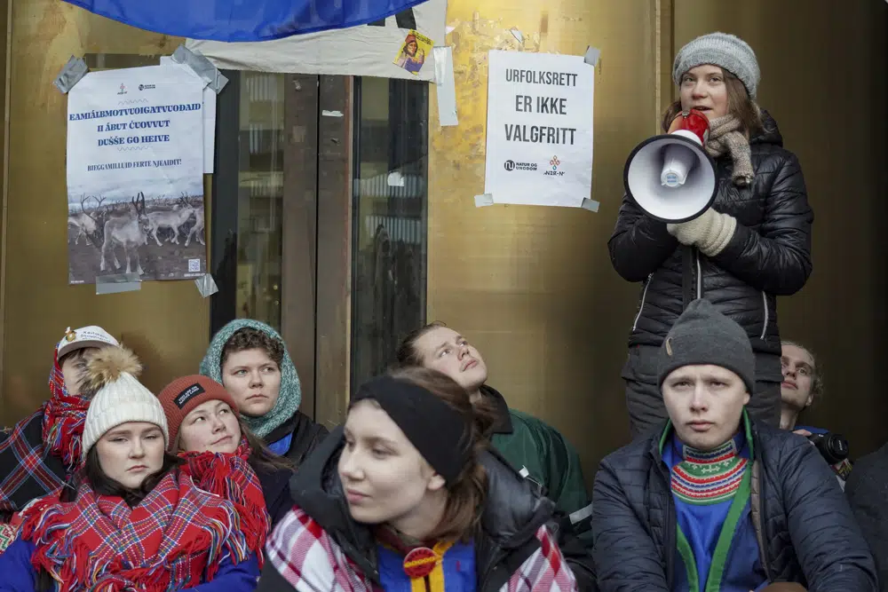 Thunberg, Dozens of Activists Block Norway's Energy Ministry Over Wind Farm post image