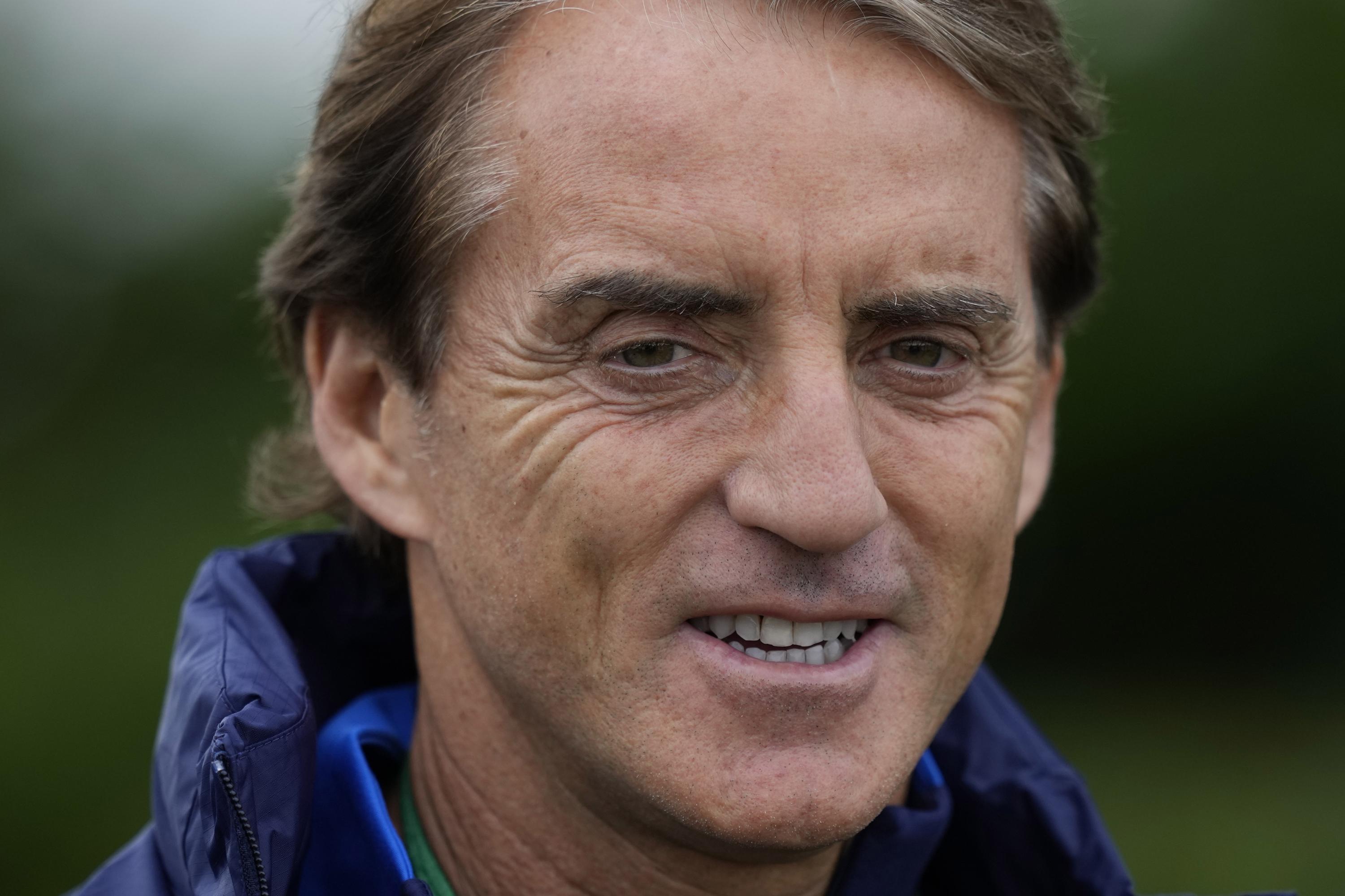 Mancini has Italy smiling again after the team s darkest day AP News