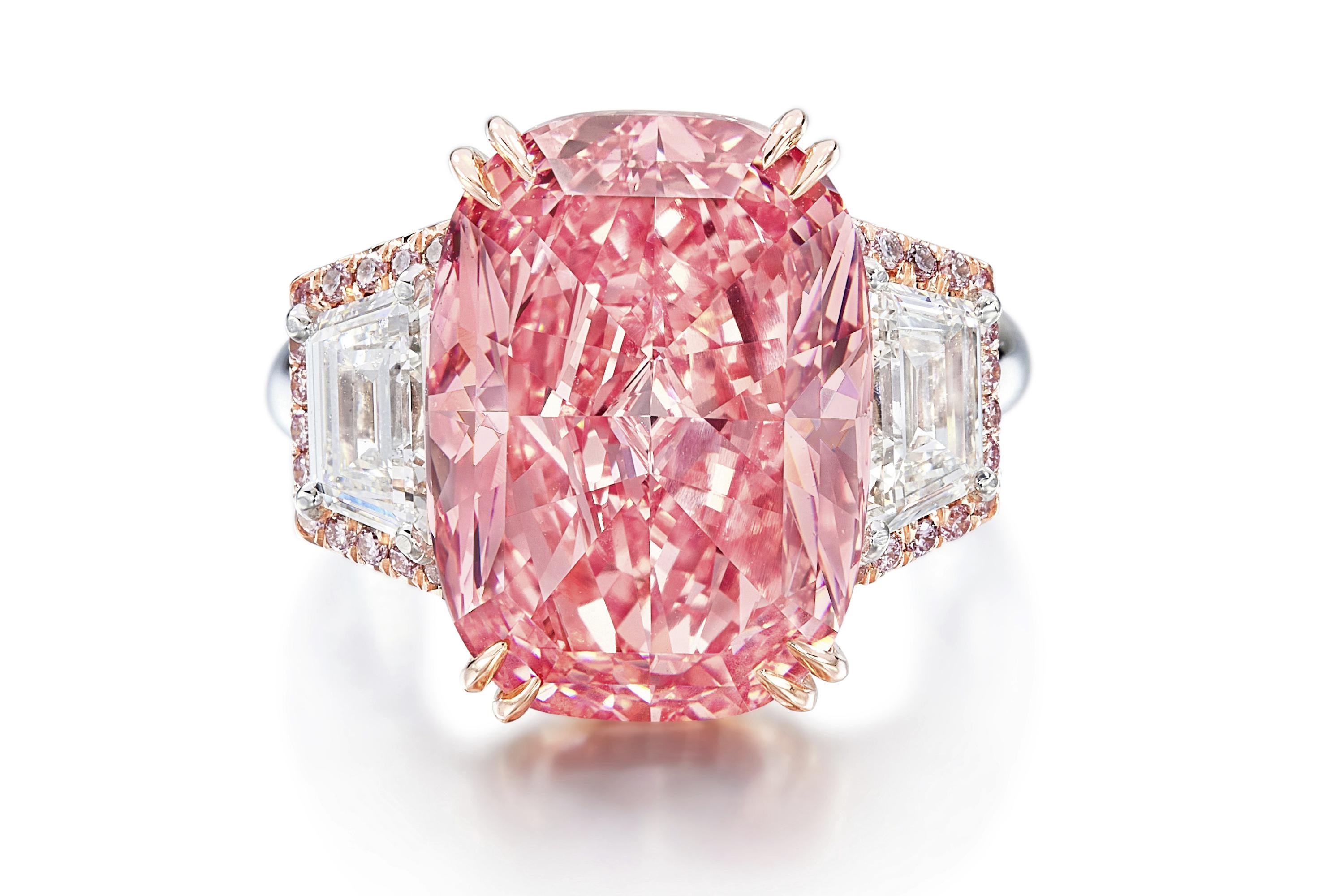 Pink diamond sells for record $49.9M at Hong Kong auction