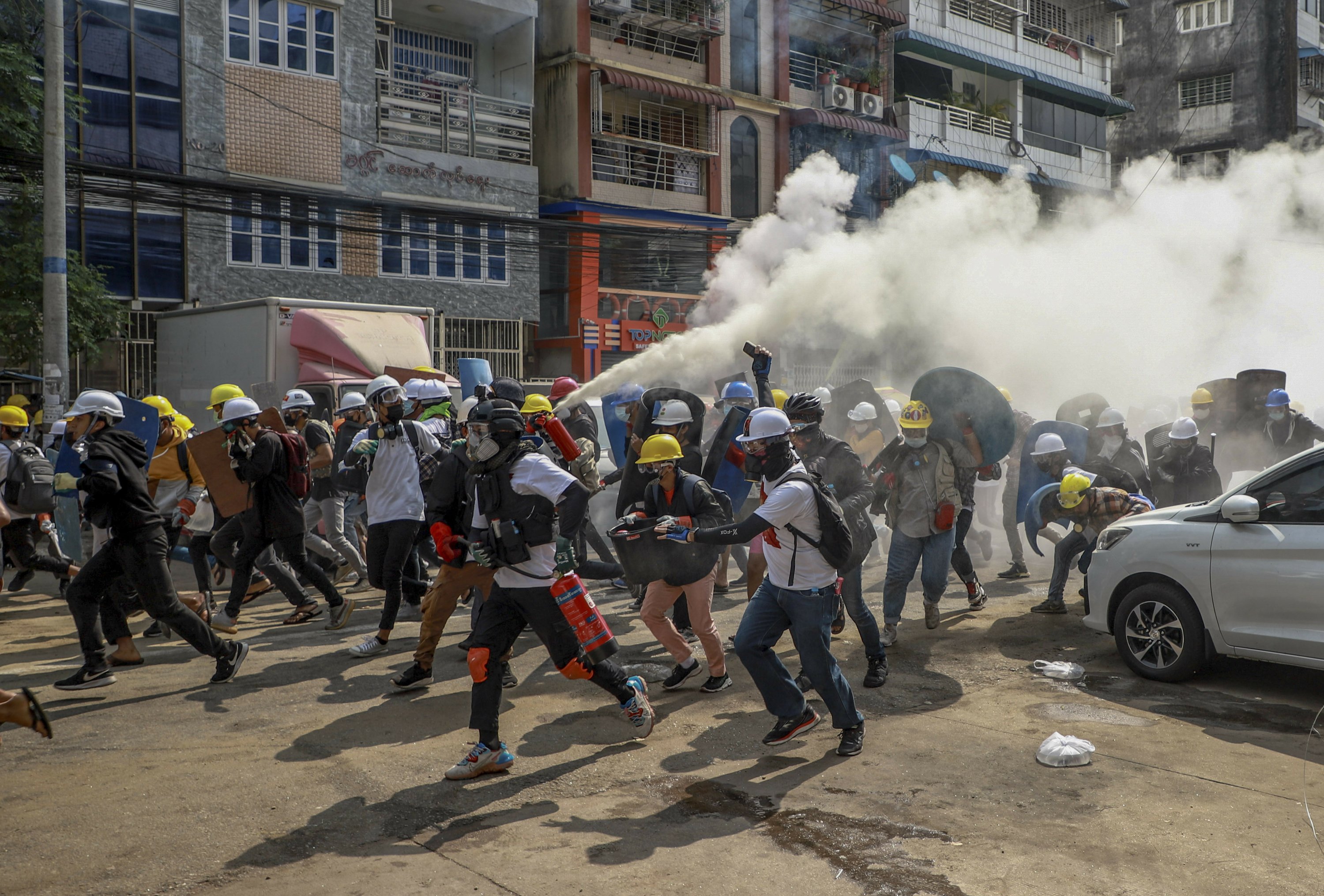 Myanmar security forces shot dead 8 protesters