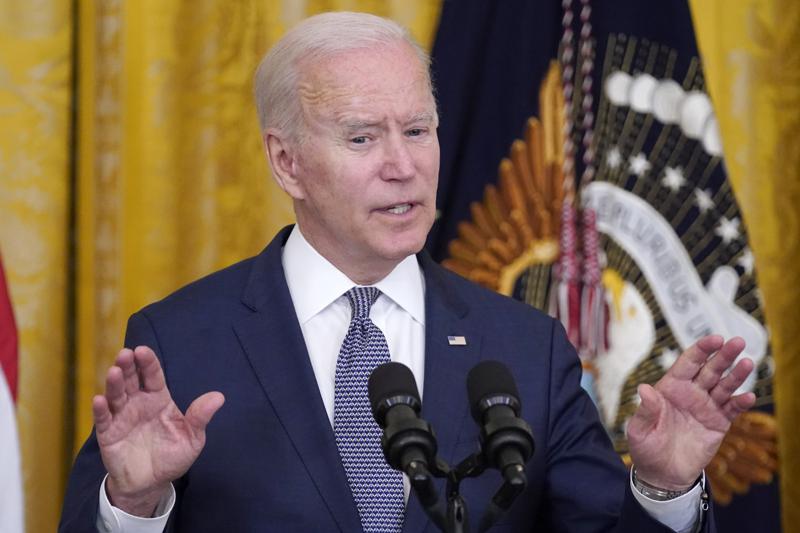 President Joe Biden speaks in the East Room of the White House, Thursday, June 17, 2021, in Washington. The Supreme Court has dismissed a third major challenge to "Obamacare," preserving health insurance coverage for millions of Americans. Though the court has become increasingly conservative with justices nominated by former President Donald Trump, it nonetheless left the entire law intact Thursday. (AP Photo/Evan Vucci)