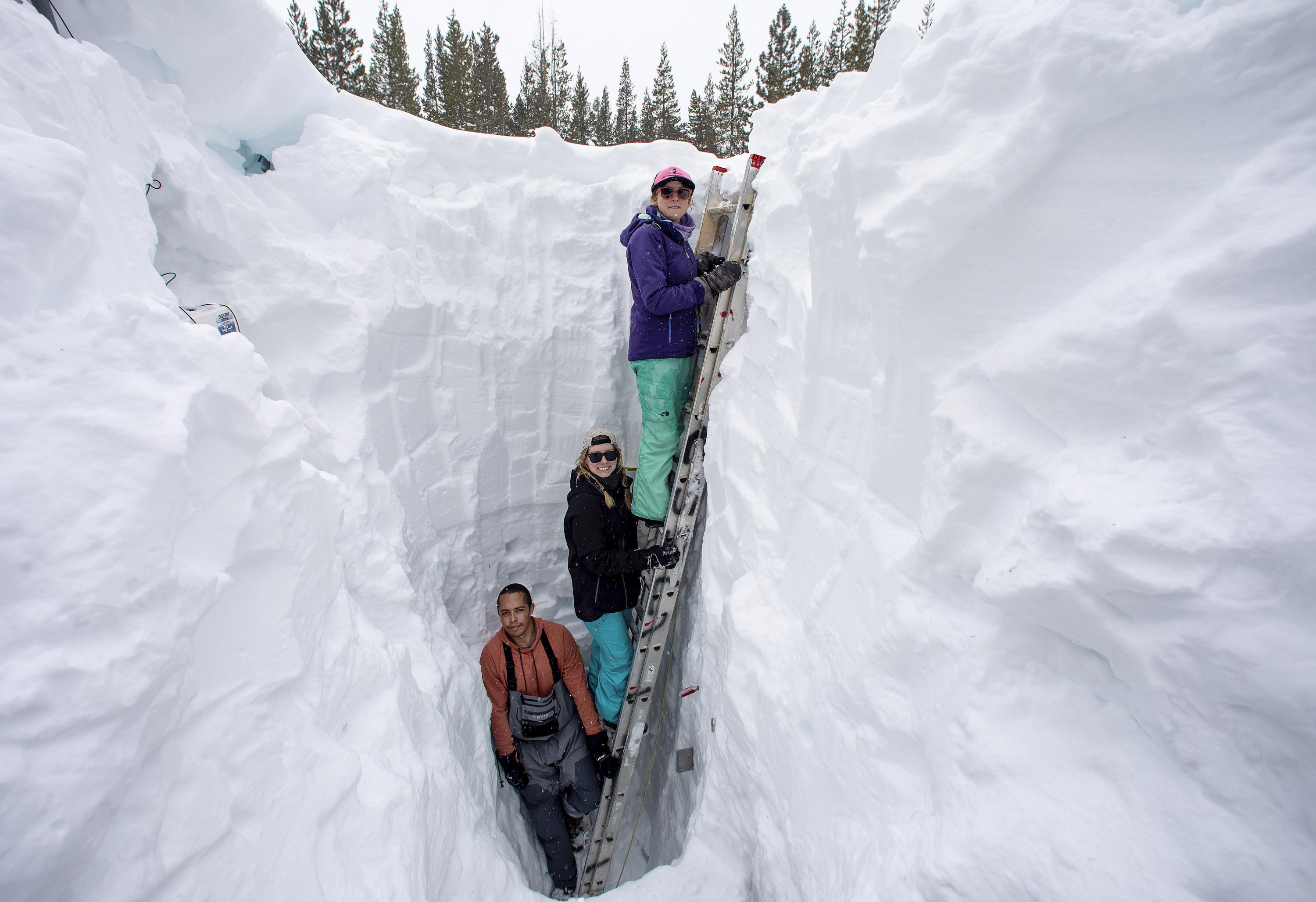 No telling how much more snow coming for Sierra Nevada