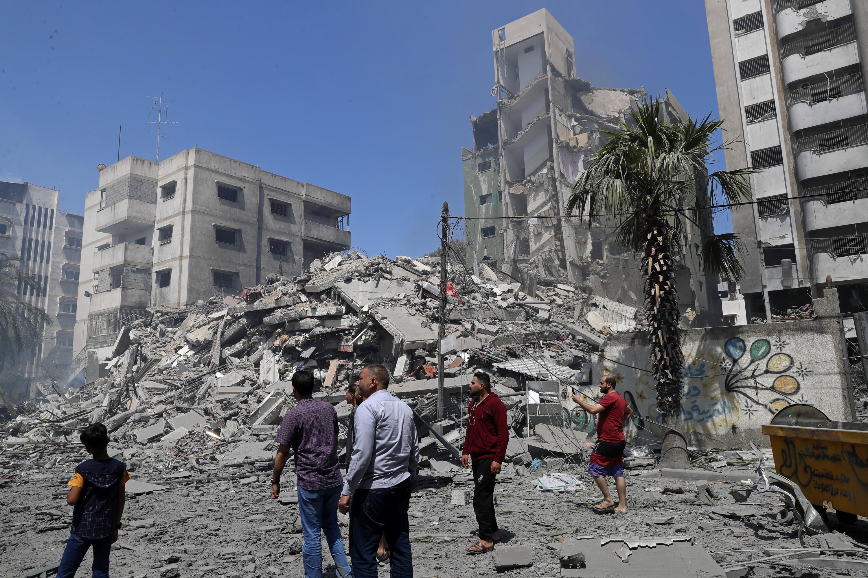 The Latest: Israeli jets stage heavy airstrikes in Gaza City | AP News