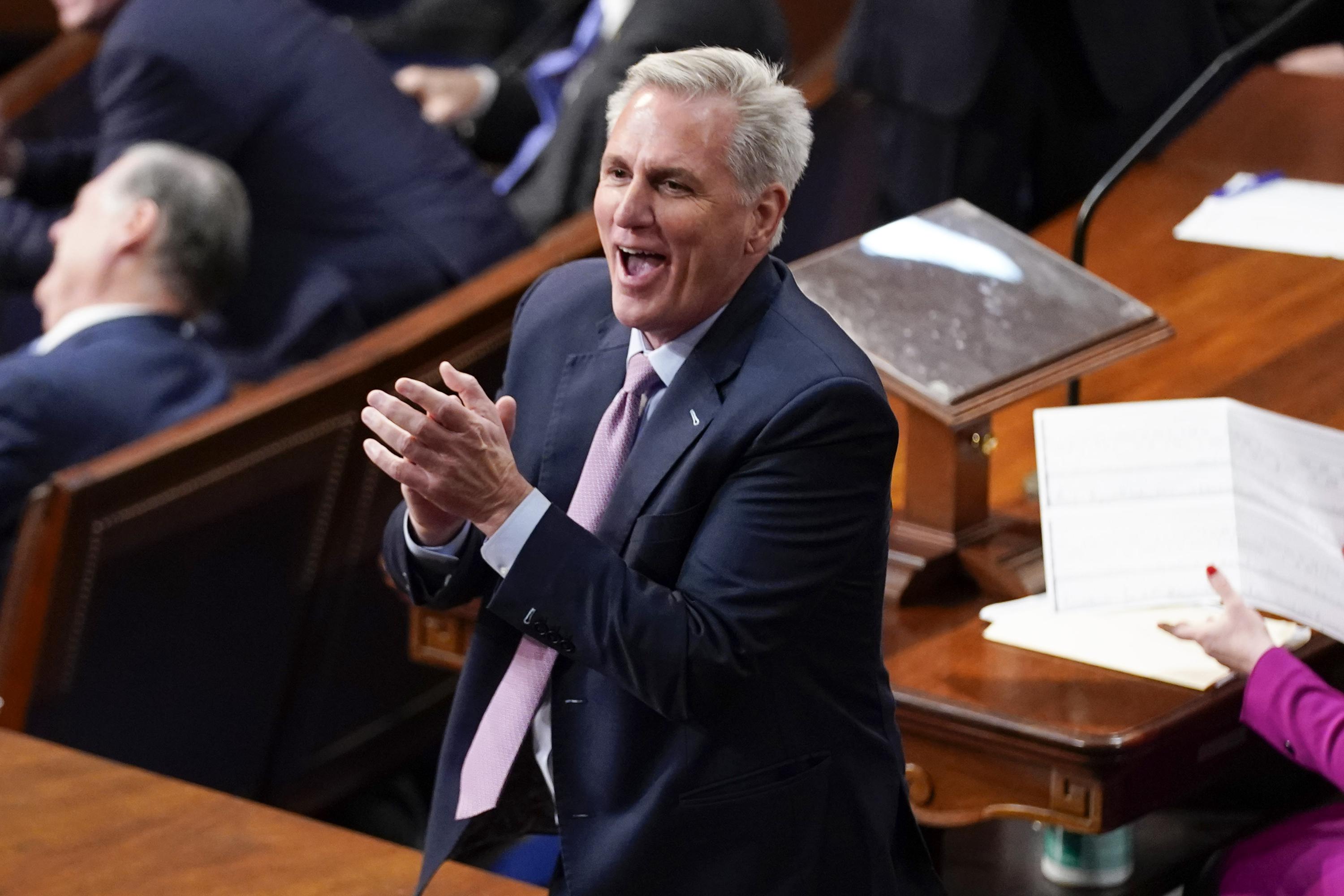 Republican McCarthy wins House speaker on 15th ballot: recap