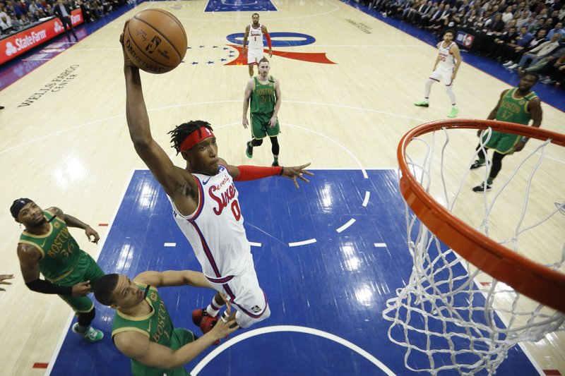 Without Injured Embiid 76ers Rally To Beat Celtics 109 98