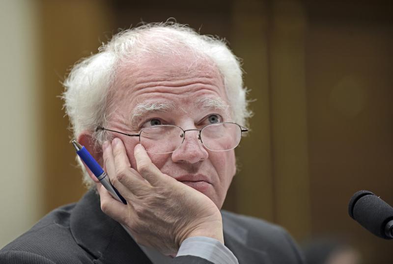 FILE - Chapman School of Law professor John Eastman testifies on Capitol Hill in Washington, on March 16, 2017, at a House Justice subcommittee on Courts, Intellectual Property and the Internet hearing on restructuring the U.S. Court of Appeals for the Ninth Circuit. The Jan. 6 committee is scheduled to probe the pressure Donald Trump put on his vice president, Mike Pence, to stop Joe Biden’s victory. Thursday's hearing is expected to highlight a highly unorthodox proposal from conservative law professor John Eastman. (AP Photo/Susan Walsh, File)