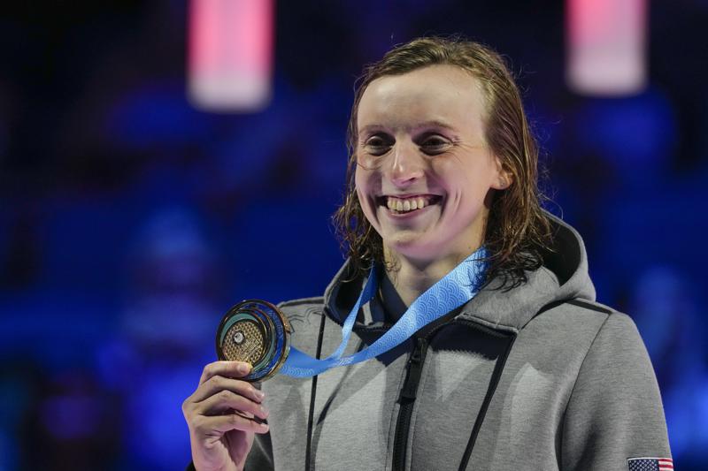 Need For Speed Ledecky Wins 400 But Slower Than Expected
