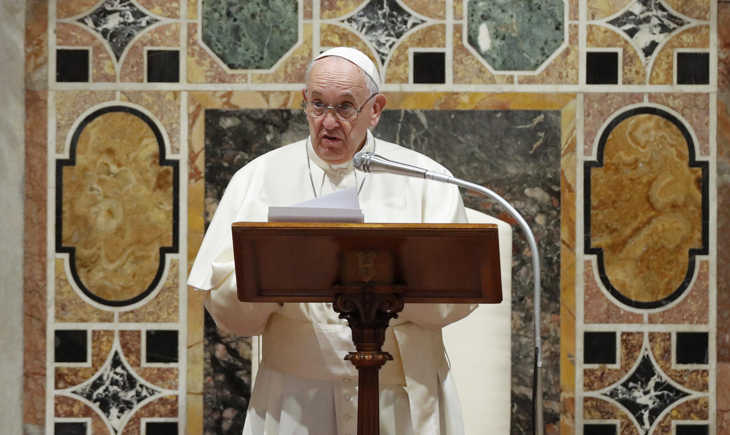 Pope warns of risks from US-Iran tensions in policy speech - The Associated Press