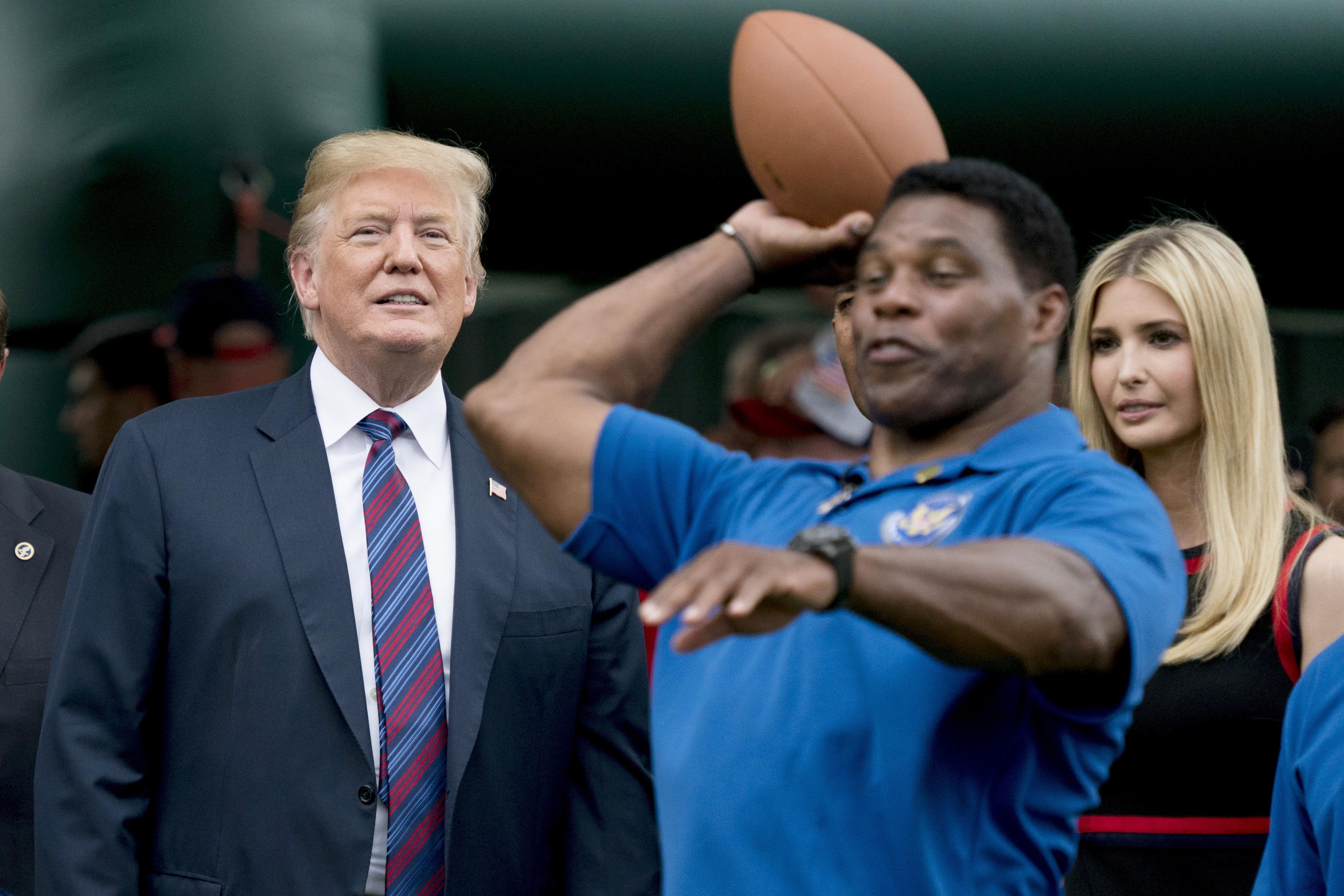 Trump-backed Herschel Walker seeks Georgia Senate seat