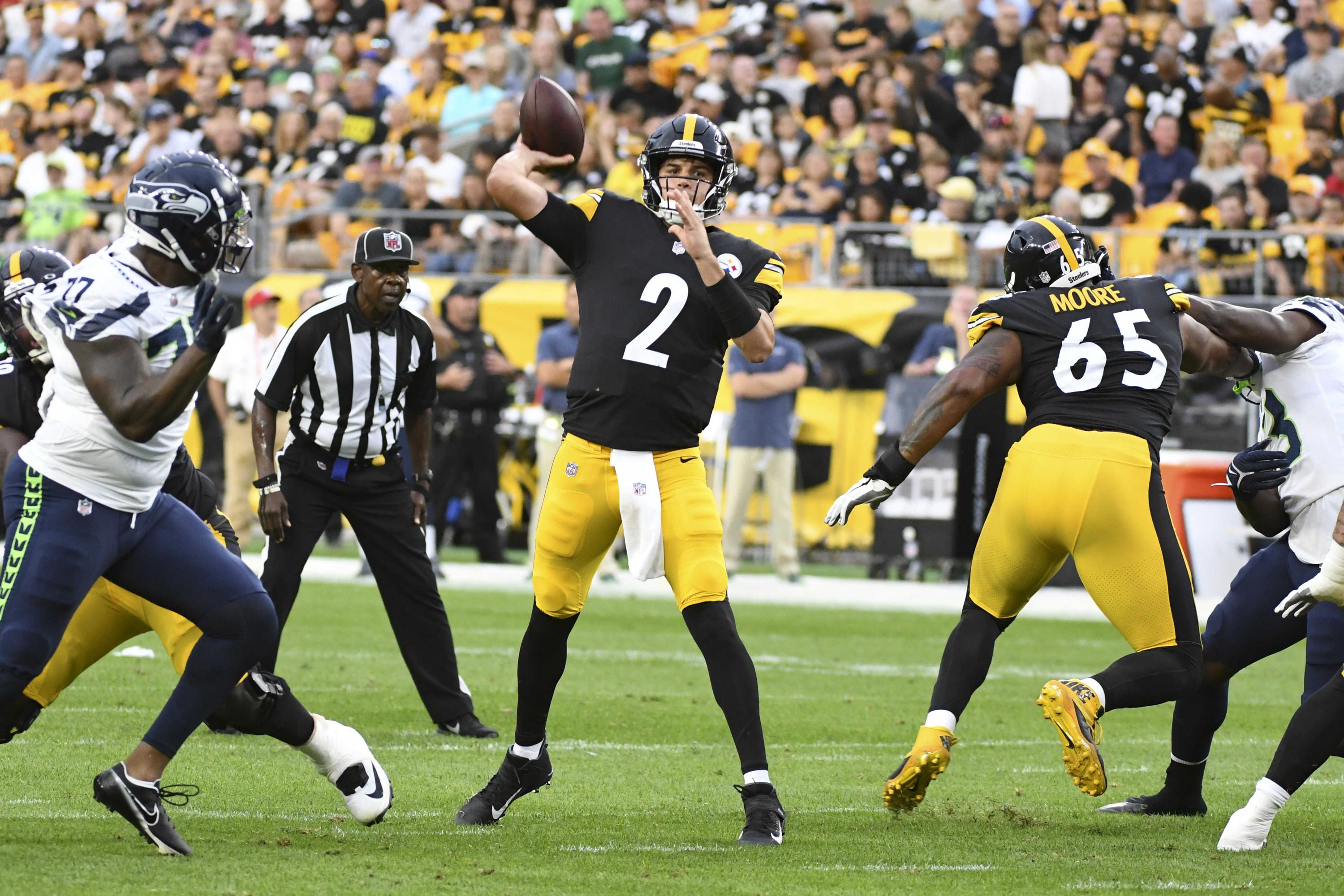 Steelers QB Rudolph upbeat despite seemingly long odds AP News