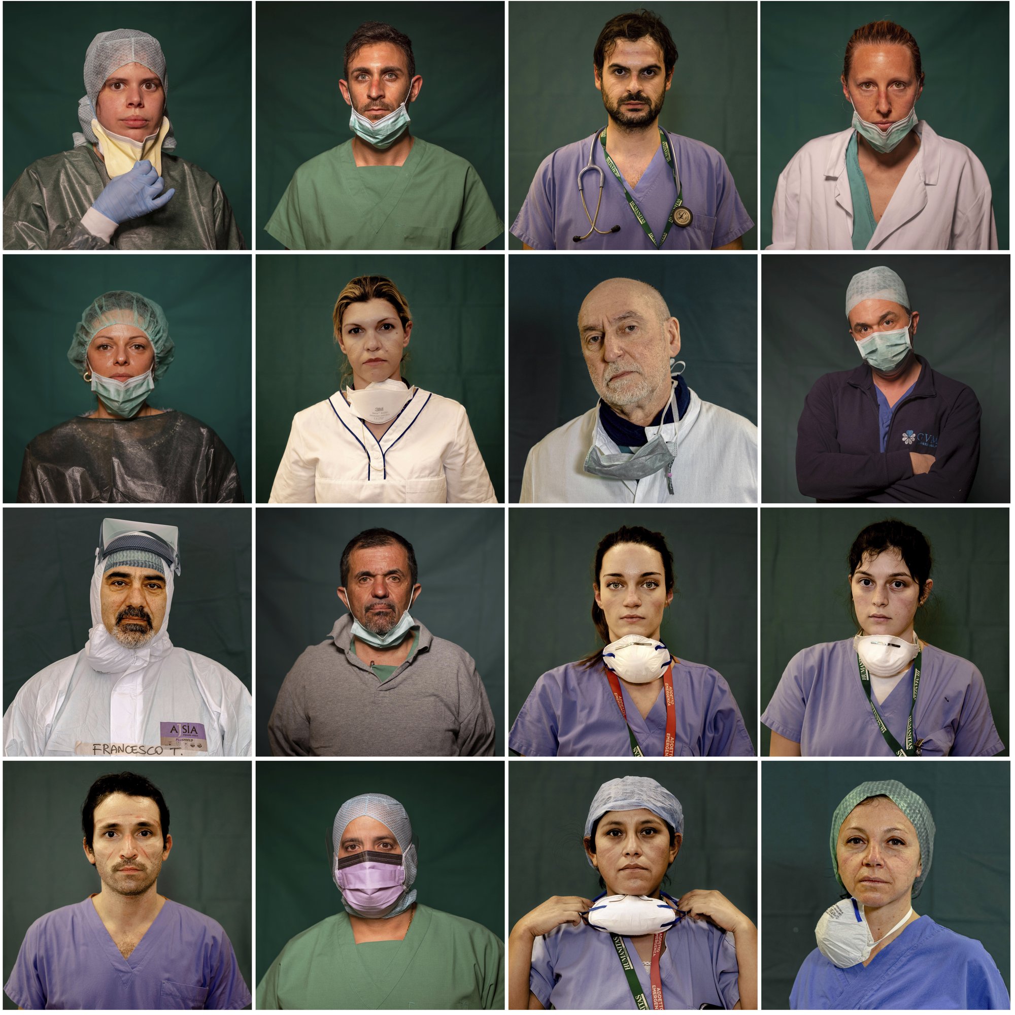 Ap Photos Italy S Front Line Medical Heroes In Portraits