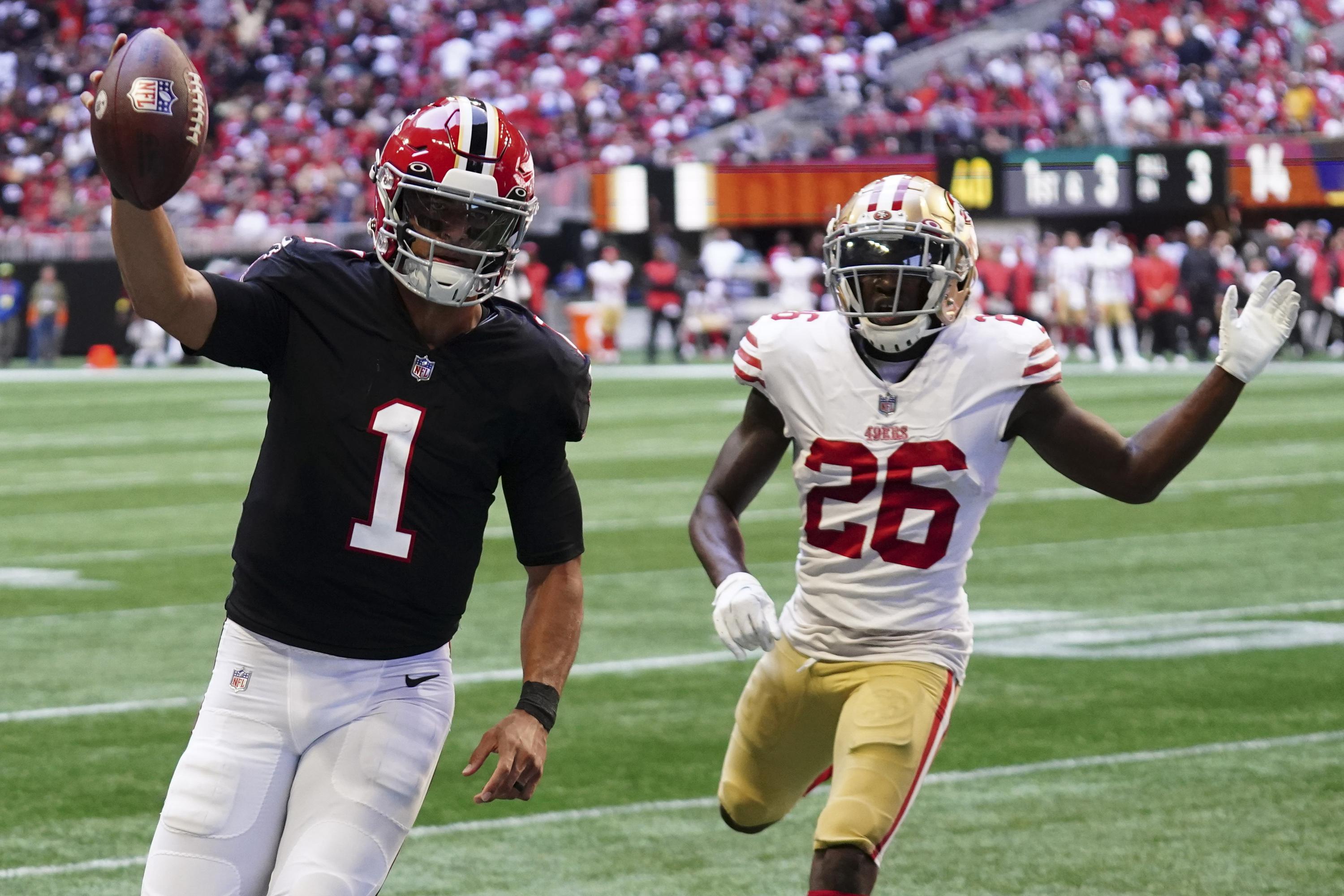 Mariota y Falcons sorprenden al vencer 28-14 a 49ers | AP News