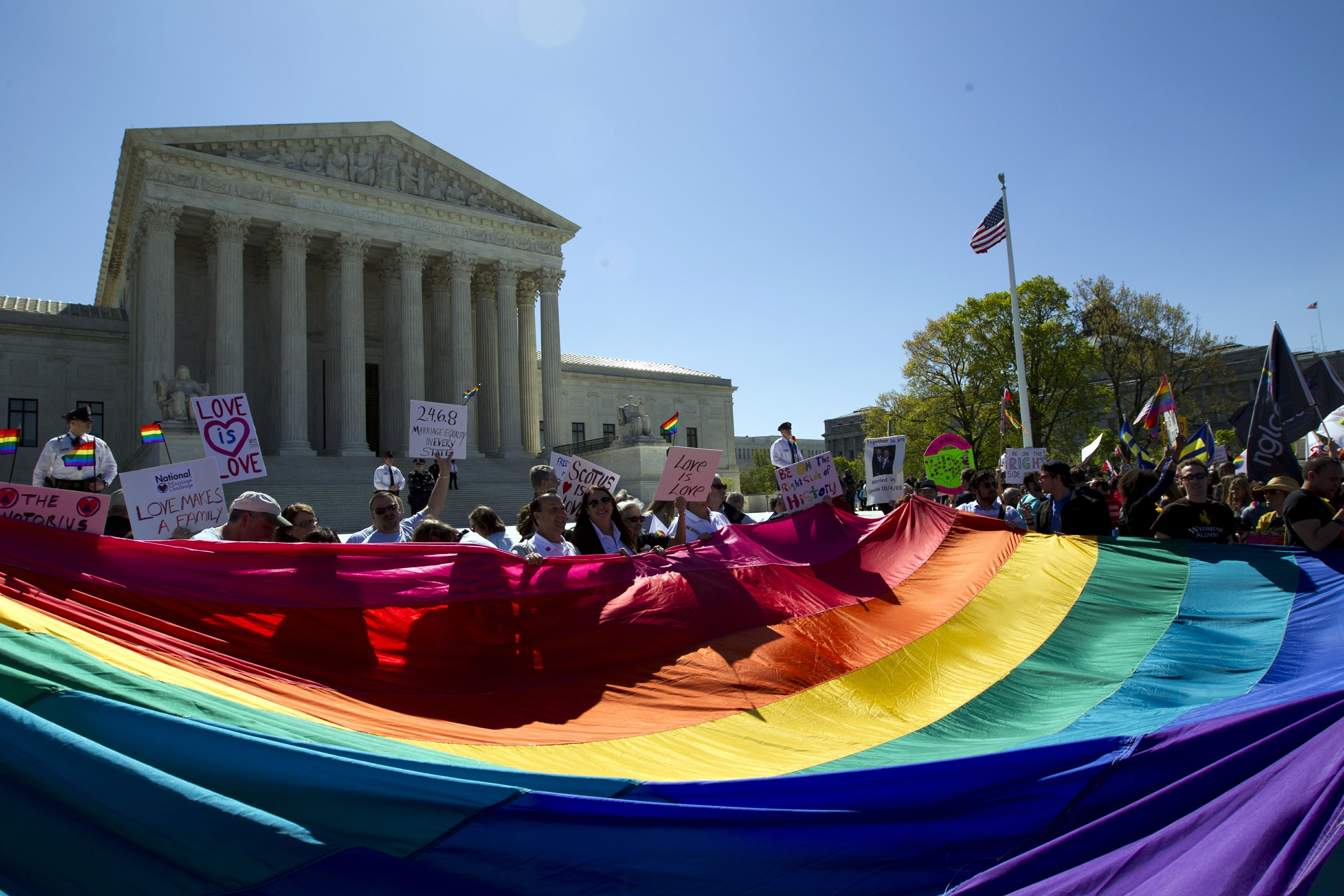 Gay marriages 5 years after Court | AP