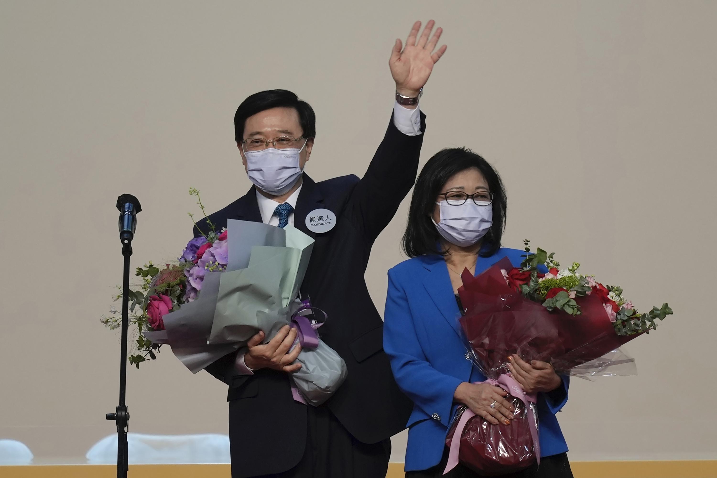 De pro-Beijing Jun Lee werd verkozen tot de volgende leider van Hong Kong