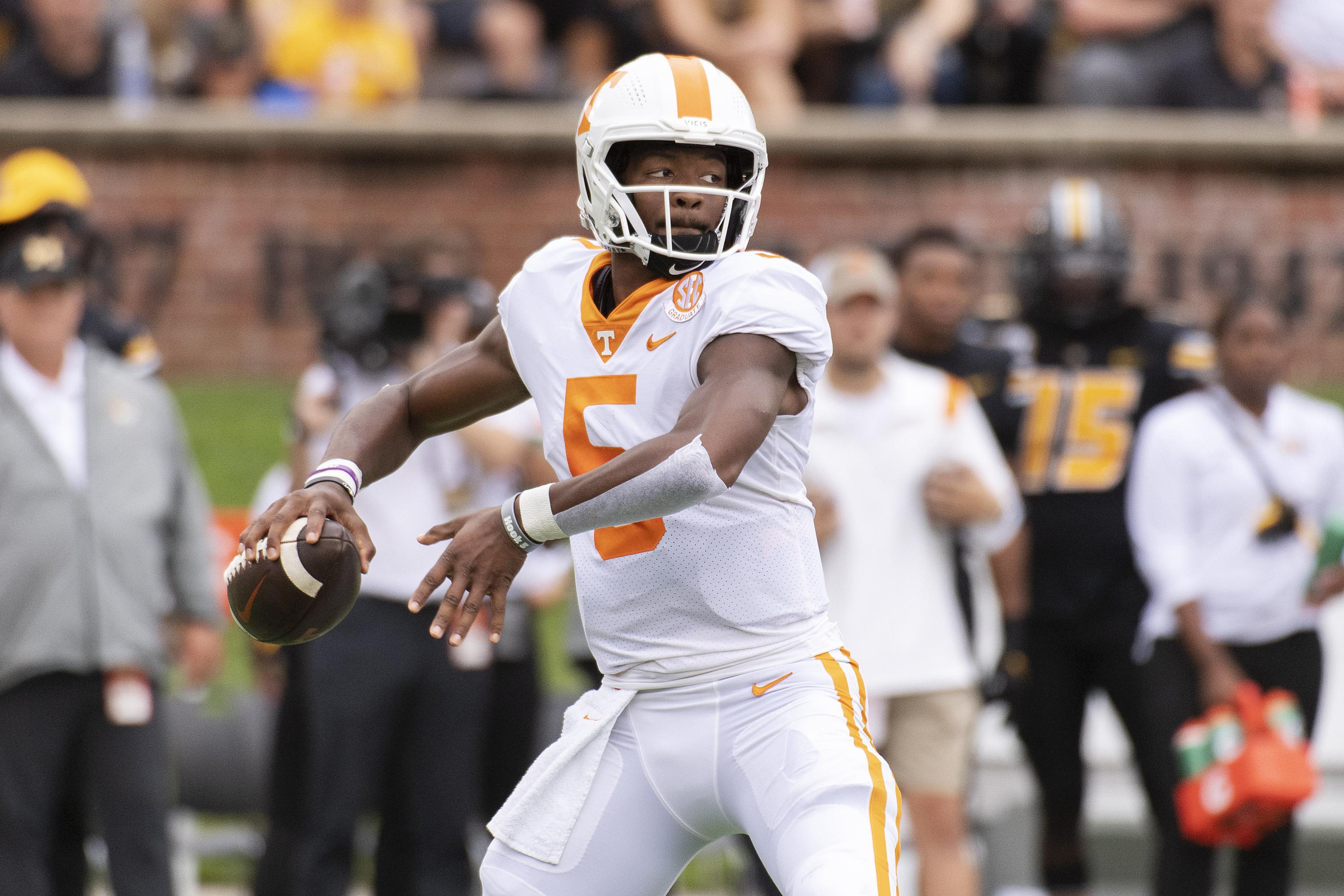 Tennessee Volunteer's Quarterback Hendon Hooker looks to continue to improve and increase his NFL Draft stock