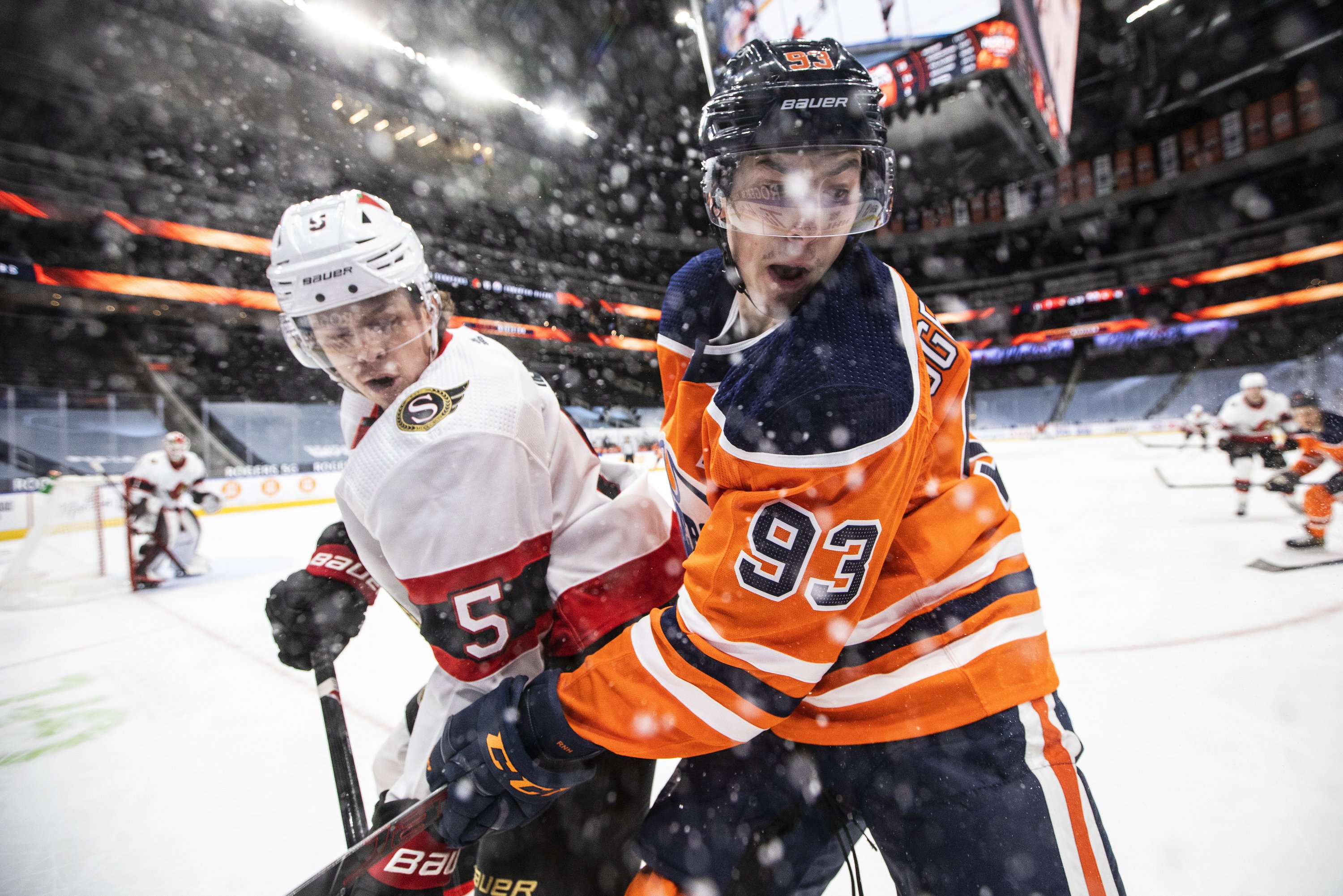 Oilers Complete 2 Game Sweep Of Senators With 4 2 Win