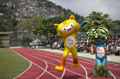 Un Felino Amarillo Mascota De Rio 16