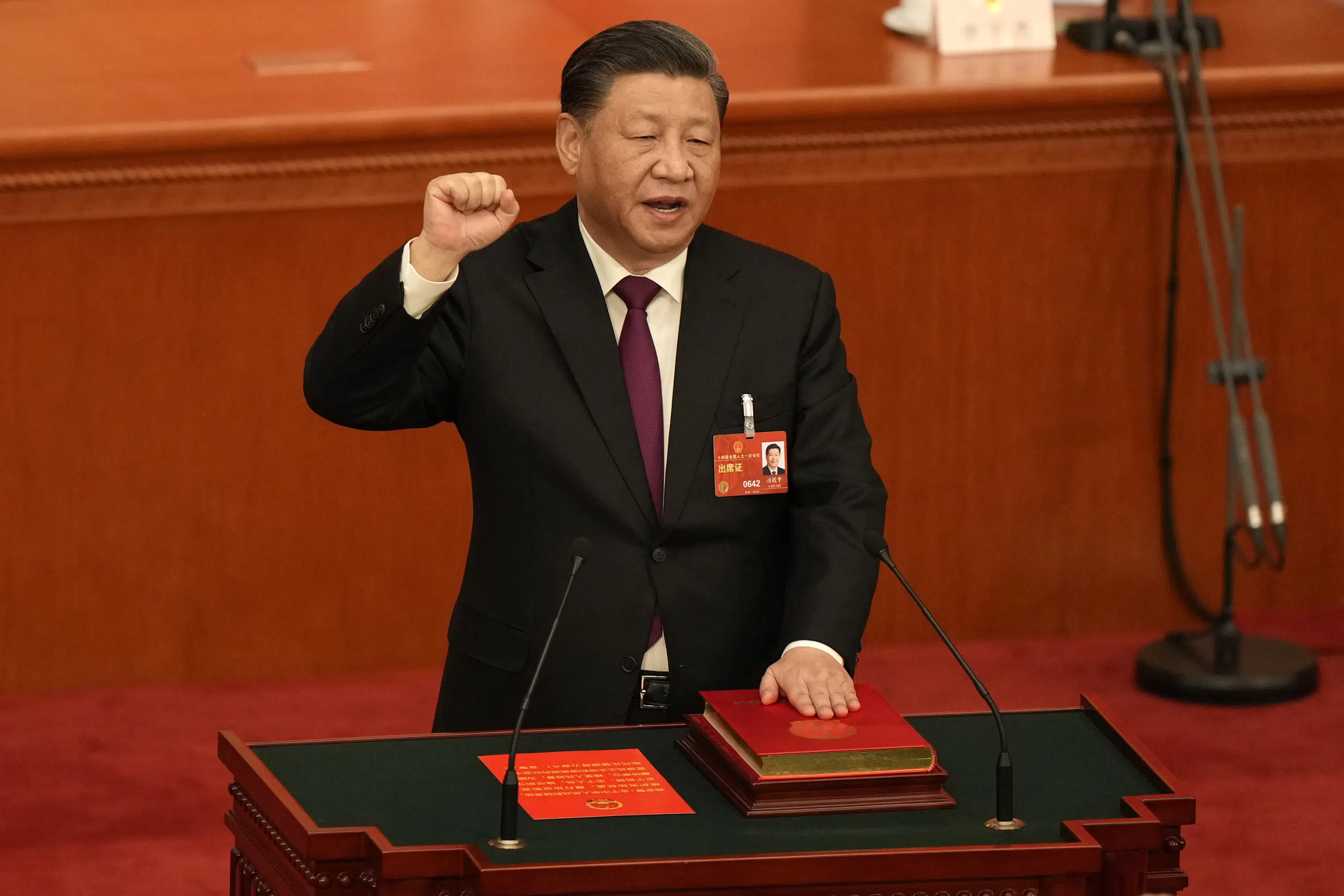 Xi was granted a third term as President of China, and extended the rule