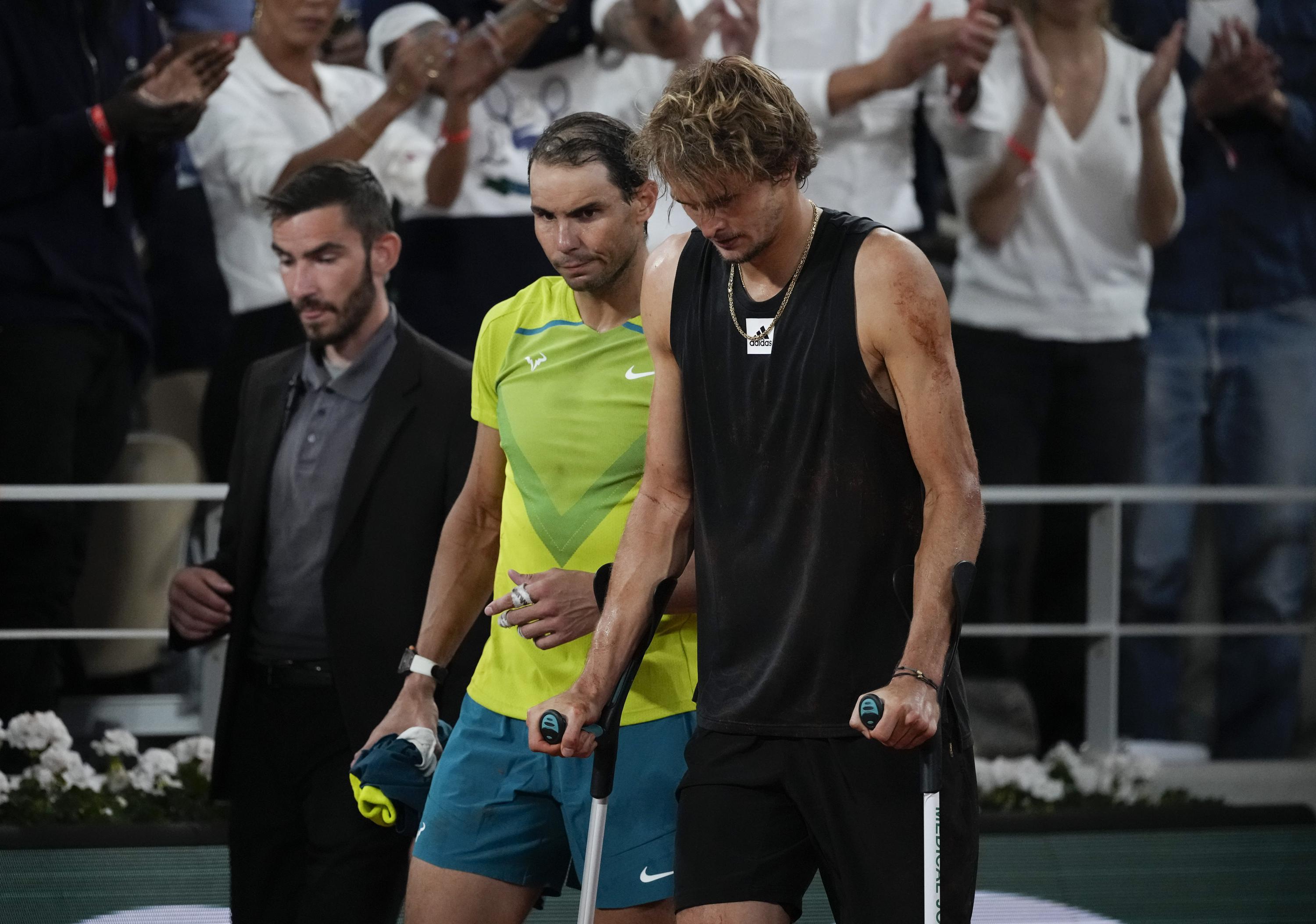 Nadal to French Open final after Zverev injury; Ruud next AP News