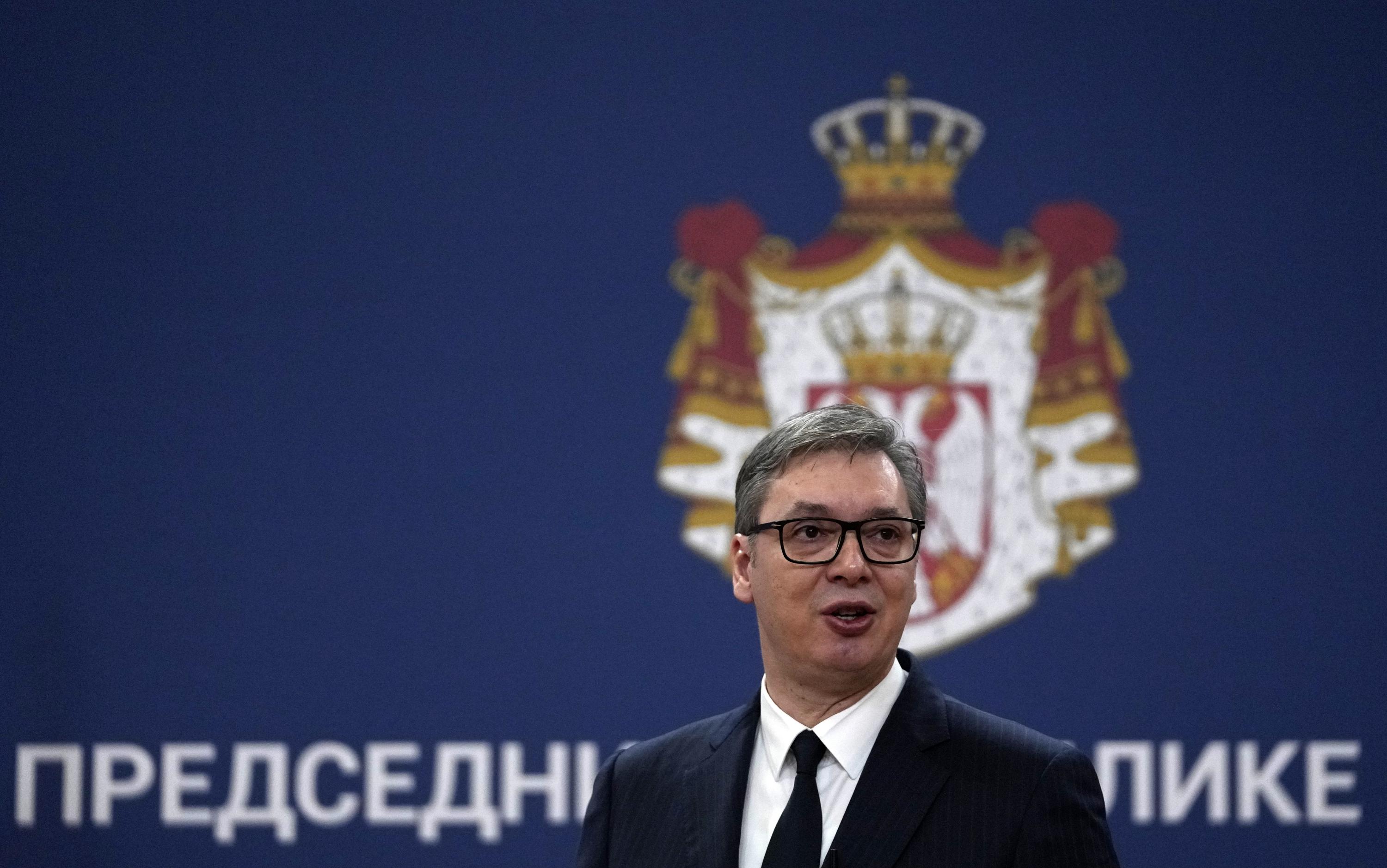 Der serbische Präsident weist Forderungen nach Sanktionen gegen Russland zurück