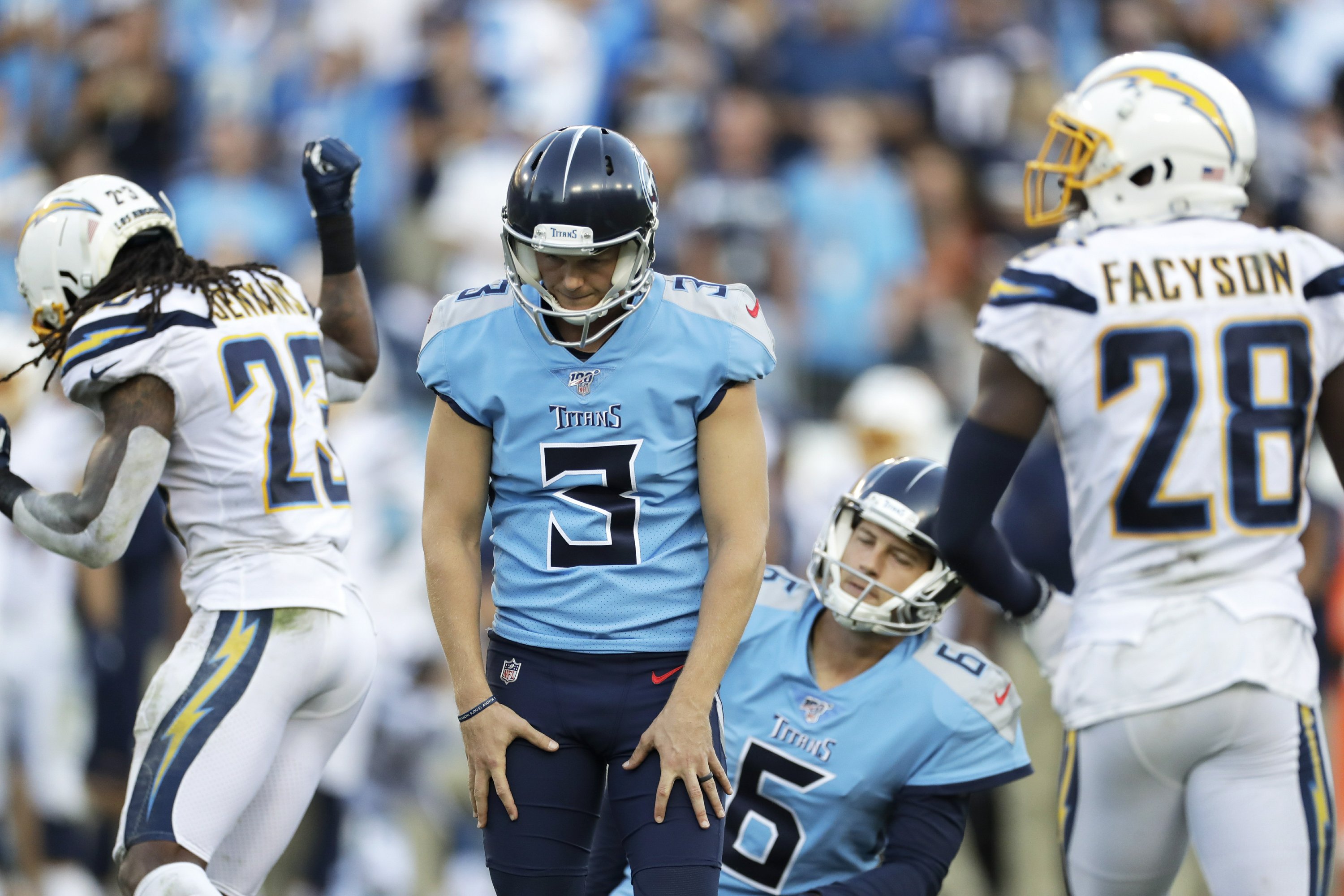 Titans kicker Ryan Succop designated to return from IR AP News