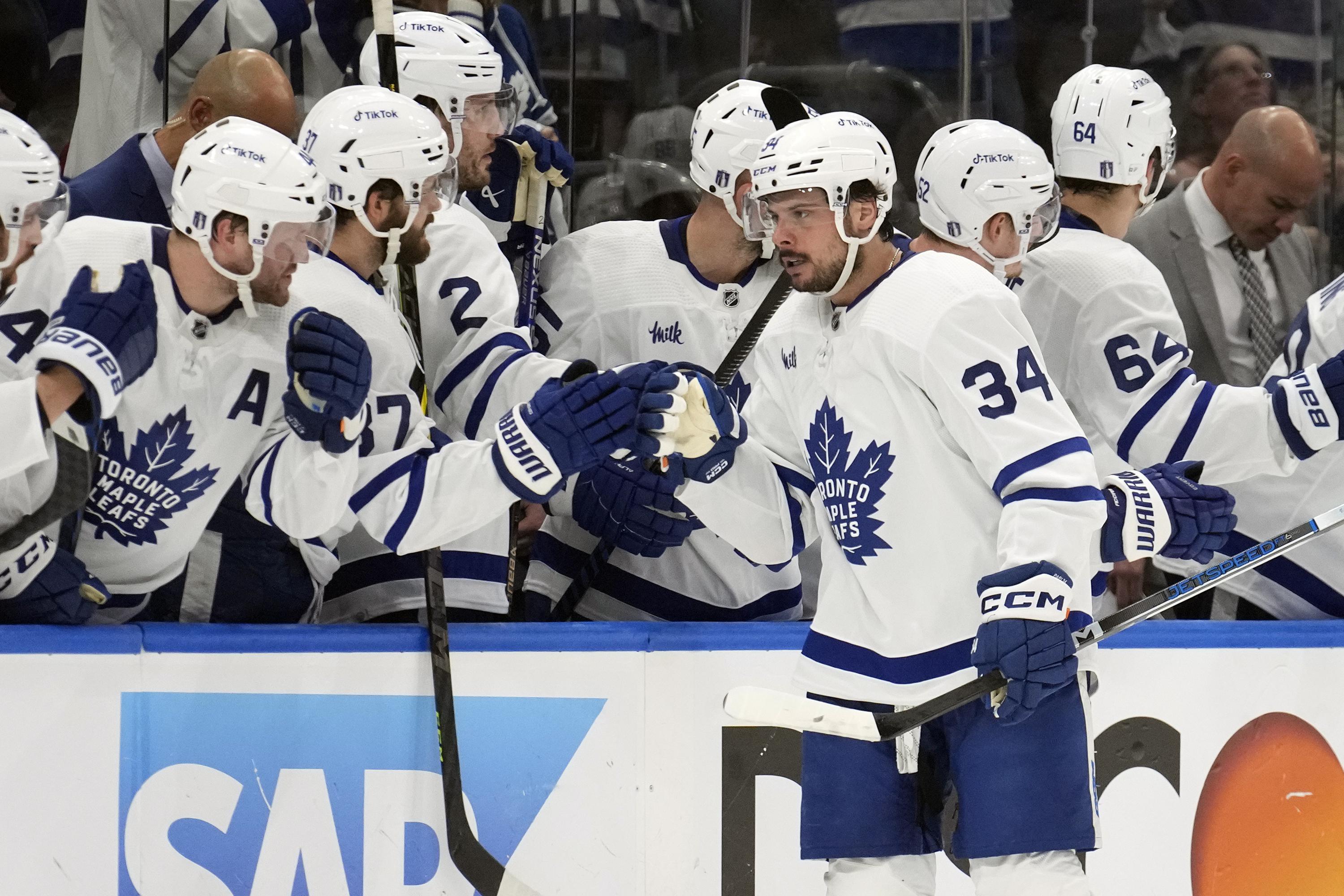 NHL scores: Maple Leafs top Lightning to end drought, Rangers