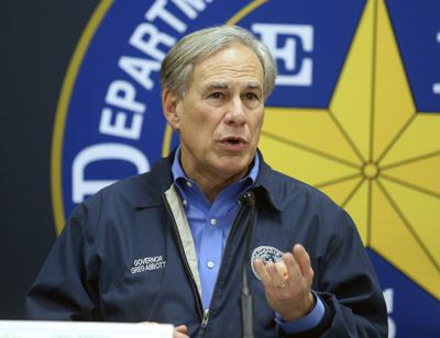 El gobernador de Texas Greg Abbott en un evento el 10 de marzo de 2022 en Weslaco, Texas. . (Joel Martinez/The Monitor via AP)