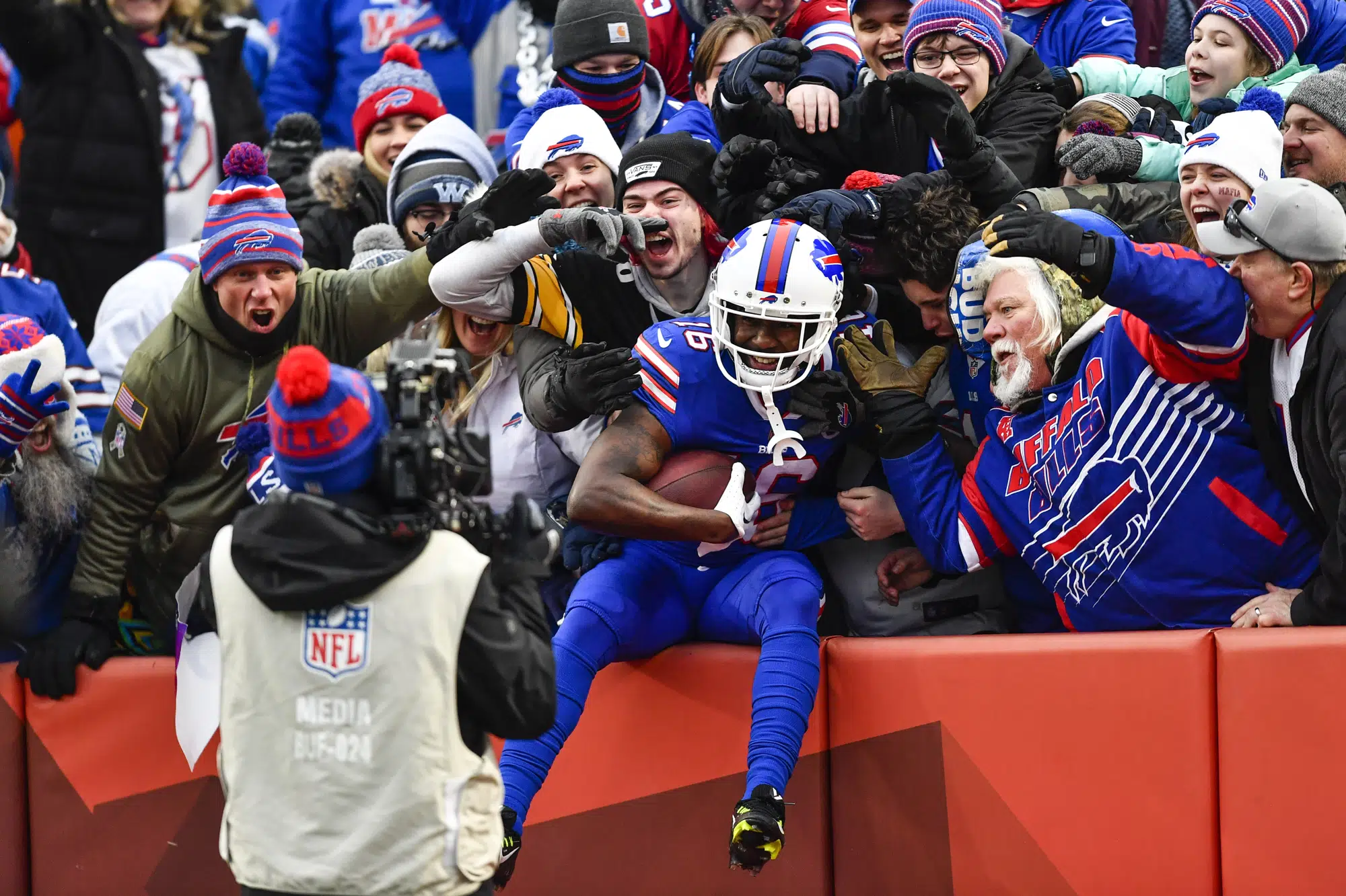 Bills win for Hamlin and eliminate Patriots from playoffs | AP News