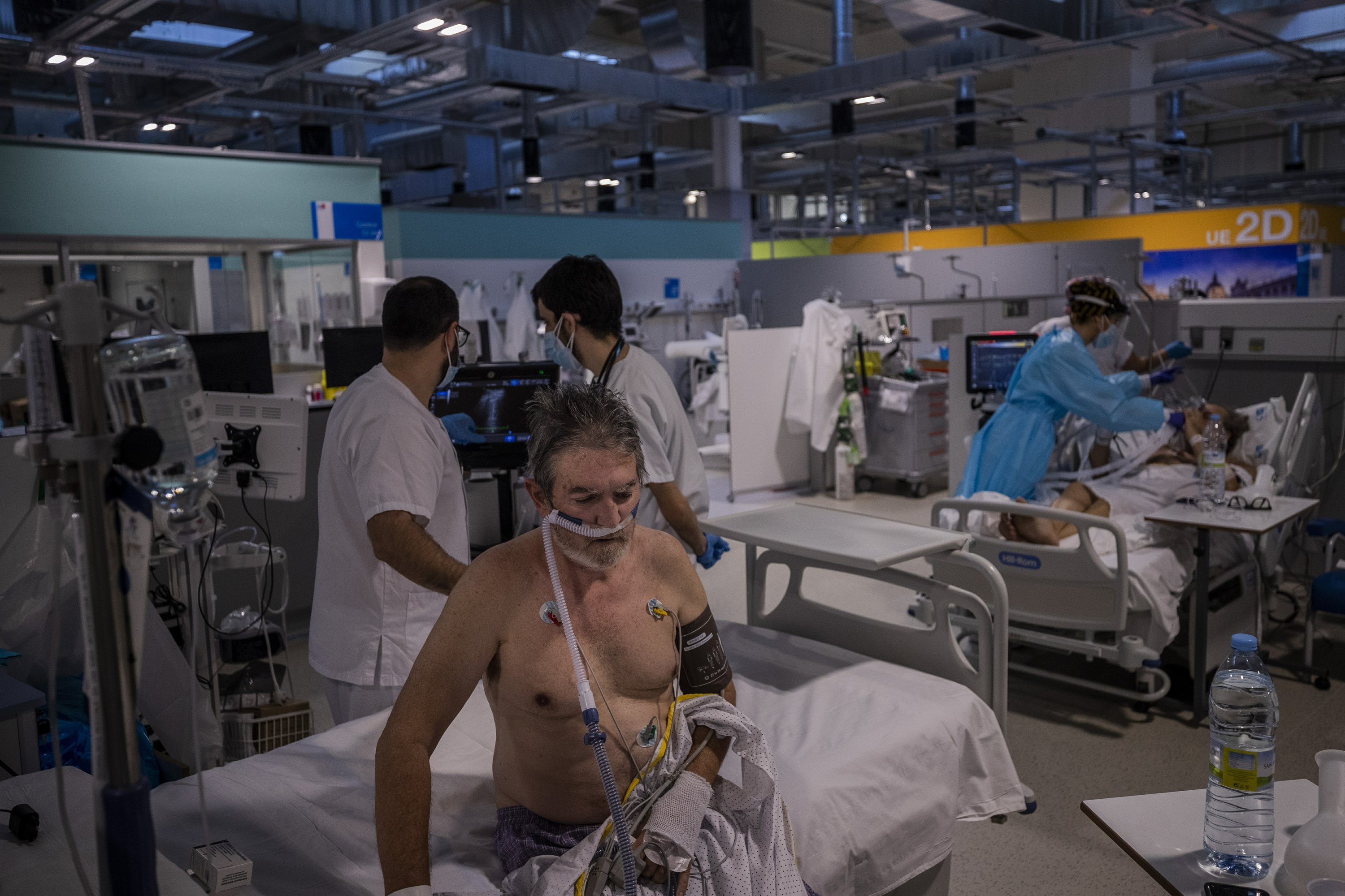 Spain’s growing cases give the pandemic hospital a second chance