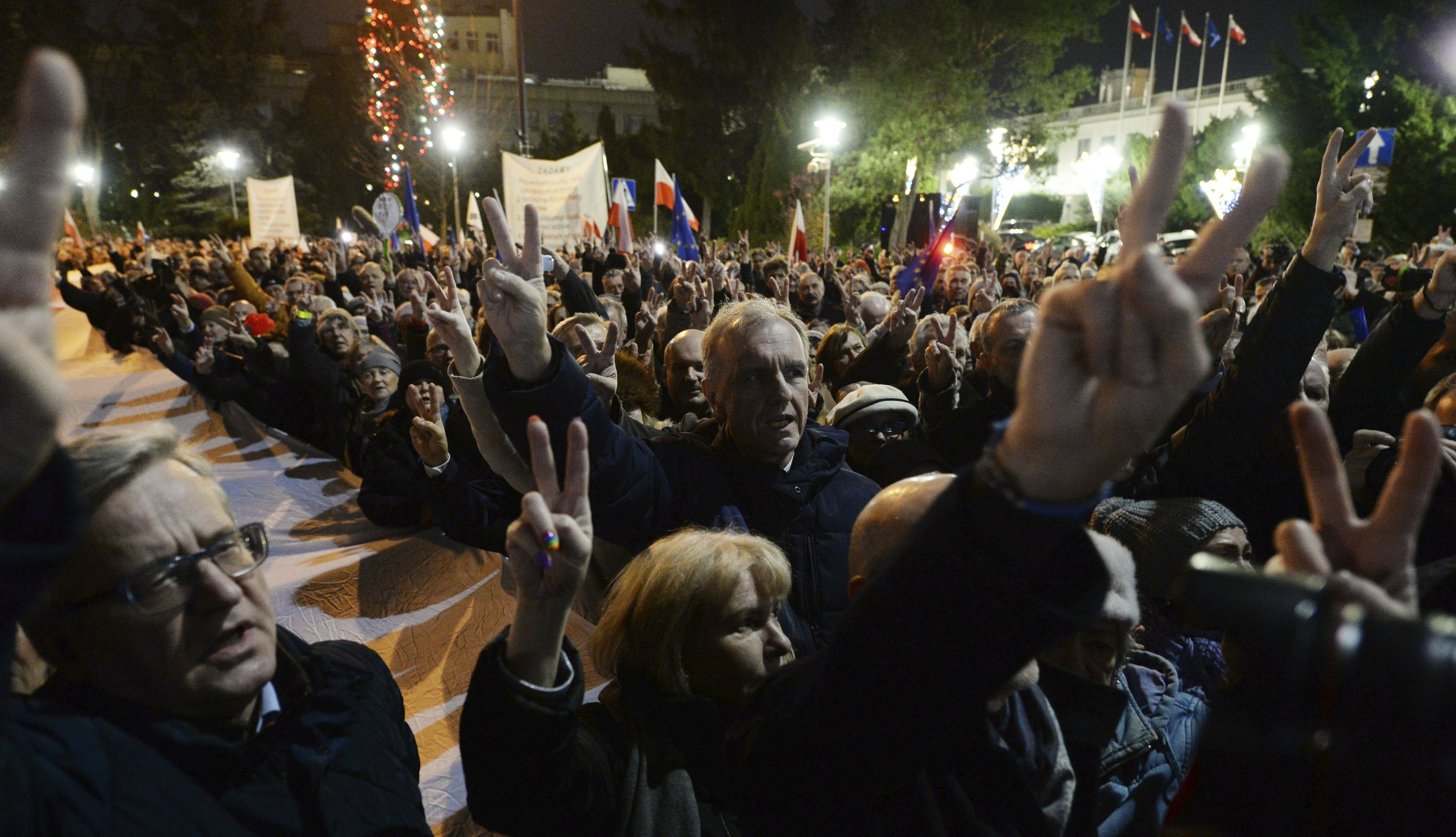 Mass protests erupt across Poland over plan to punish judges