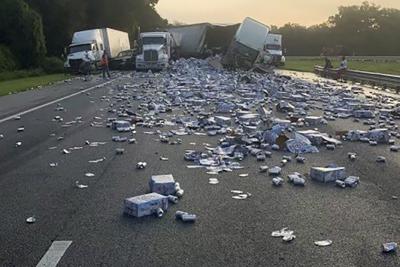 semi truck accident in arkansas today