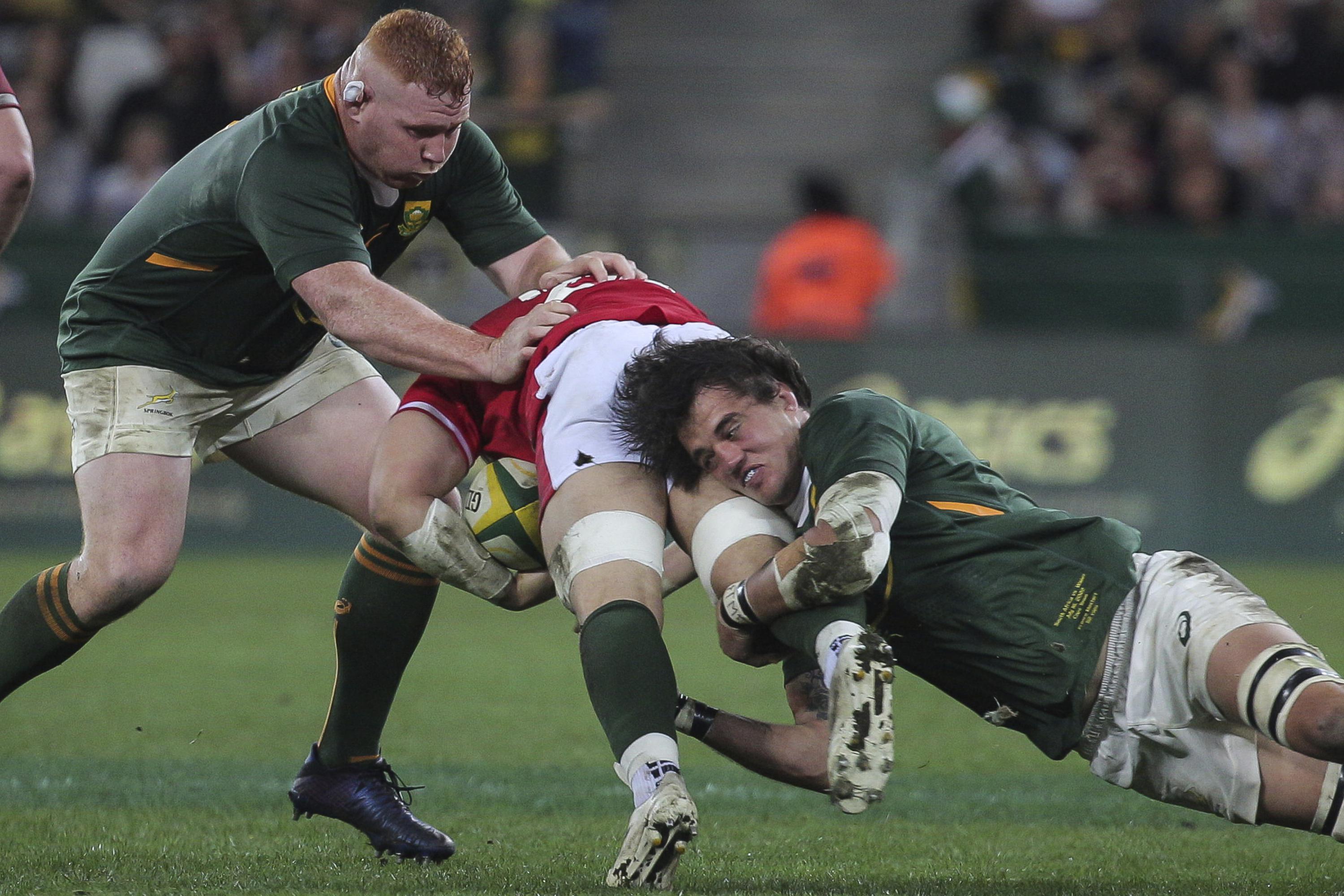 Titillating tackles: Rugby stars collide this weekend!