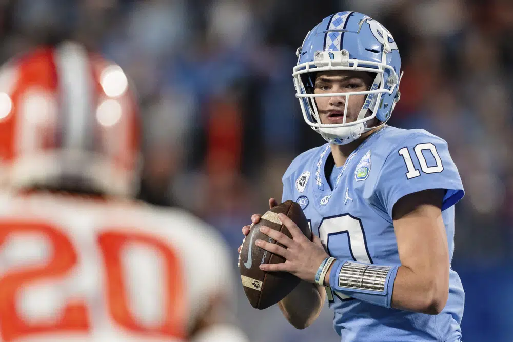 Drake Maye Named Associated Press ACC Offensive Player Of The Year