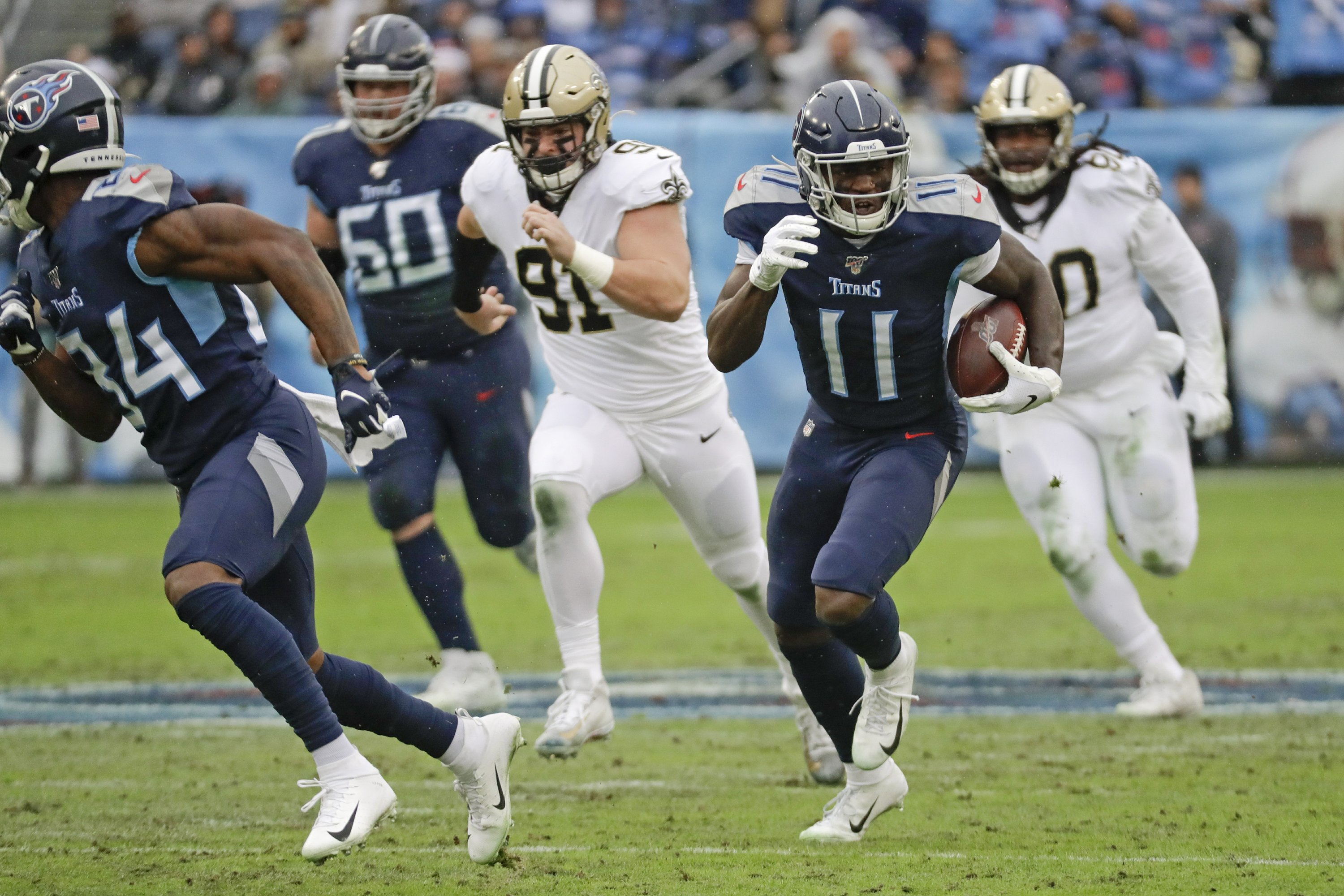 Titans rest Henry in 3828 loss to Saints, get playoff help AP News