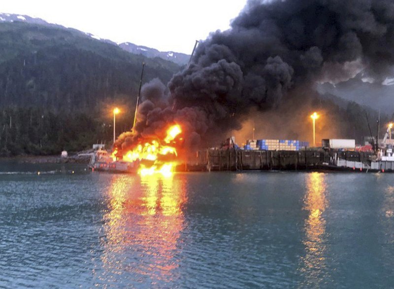 Explosion And Fire Sink A Commercial Fishing Boat In Alaska
