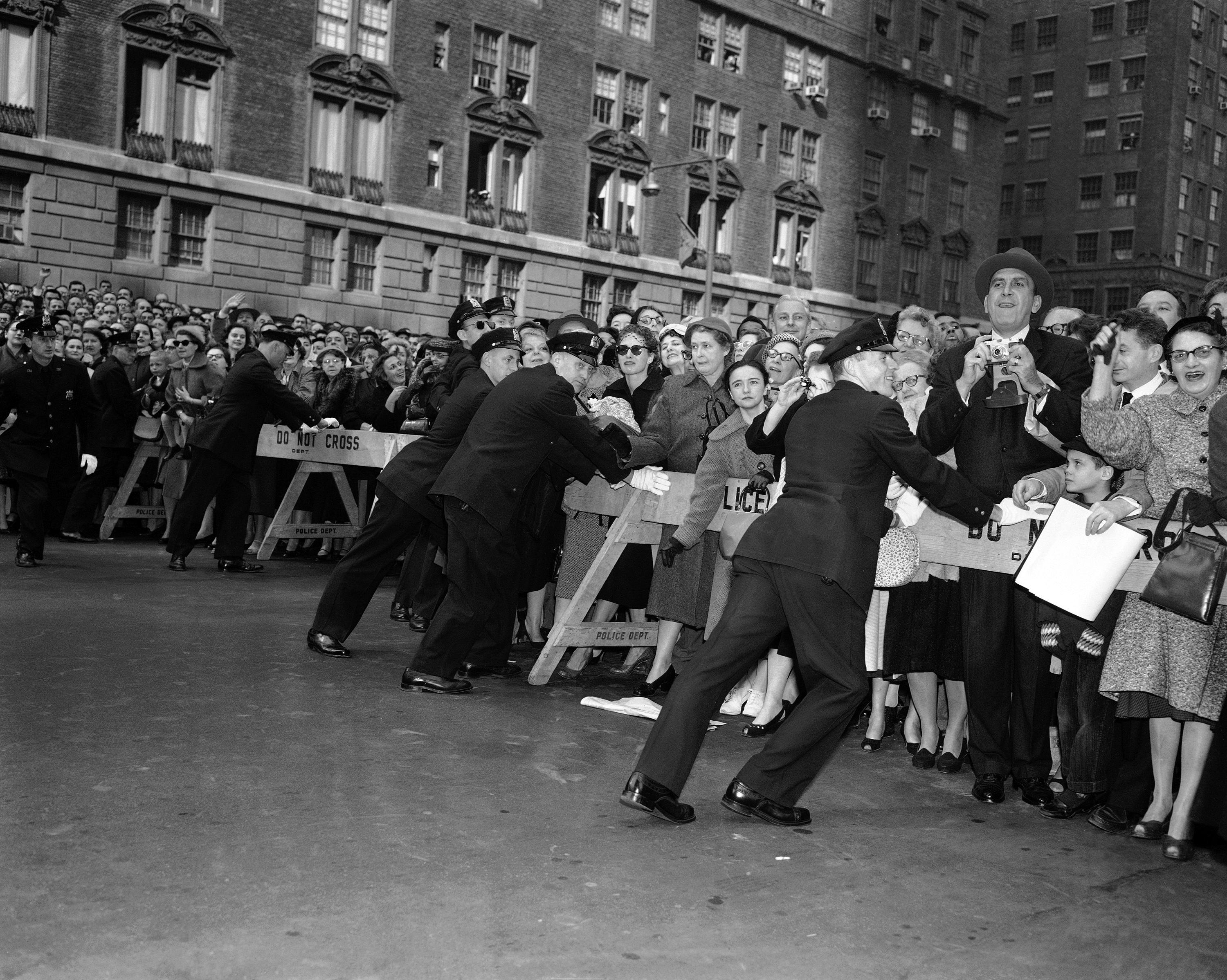 AP PHOTOS: Catching a glimpse of the queen over the decades