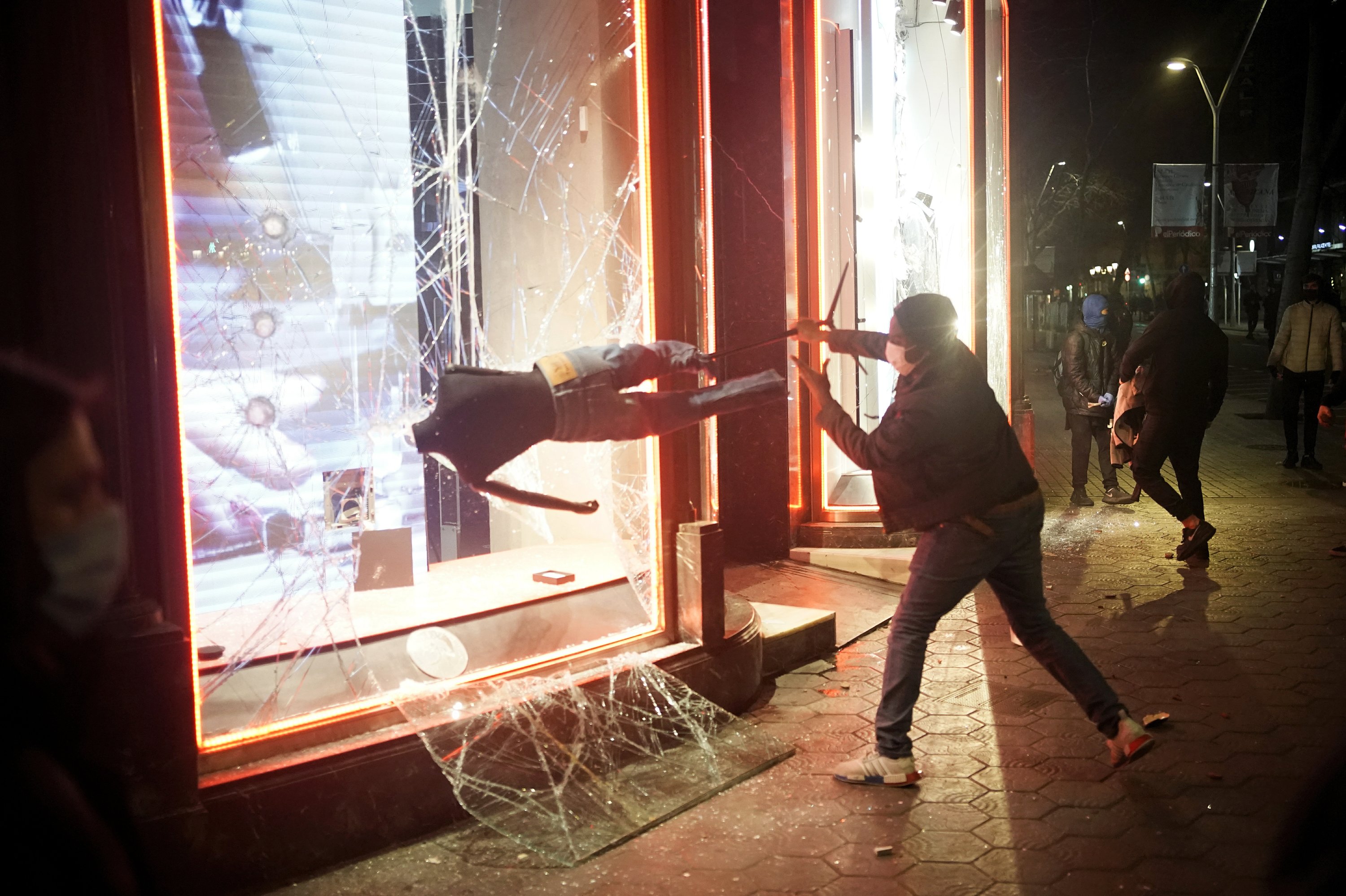 Peaceful protests for the closed rapper see more clashes