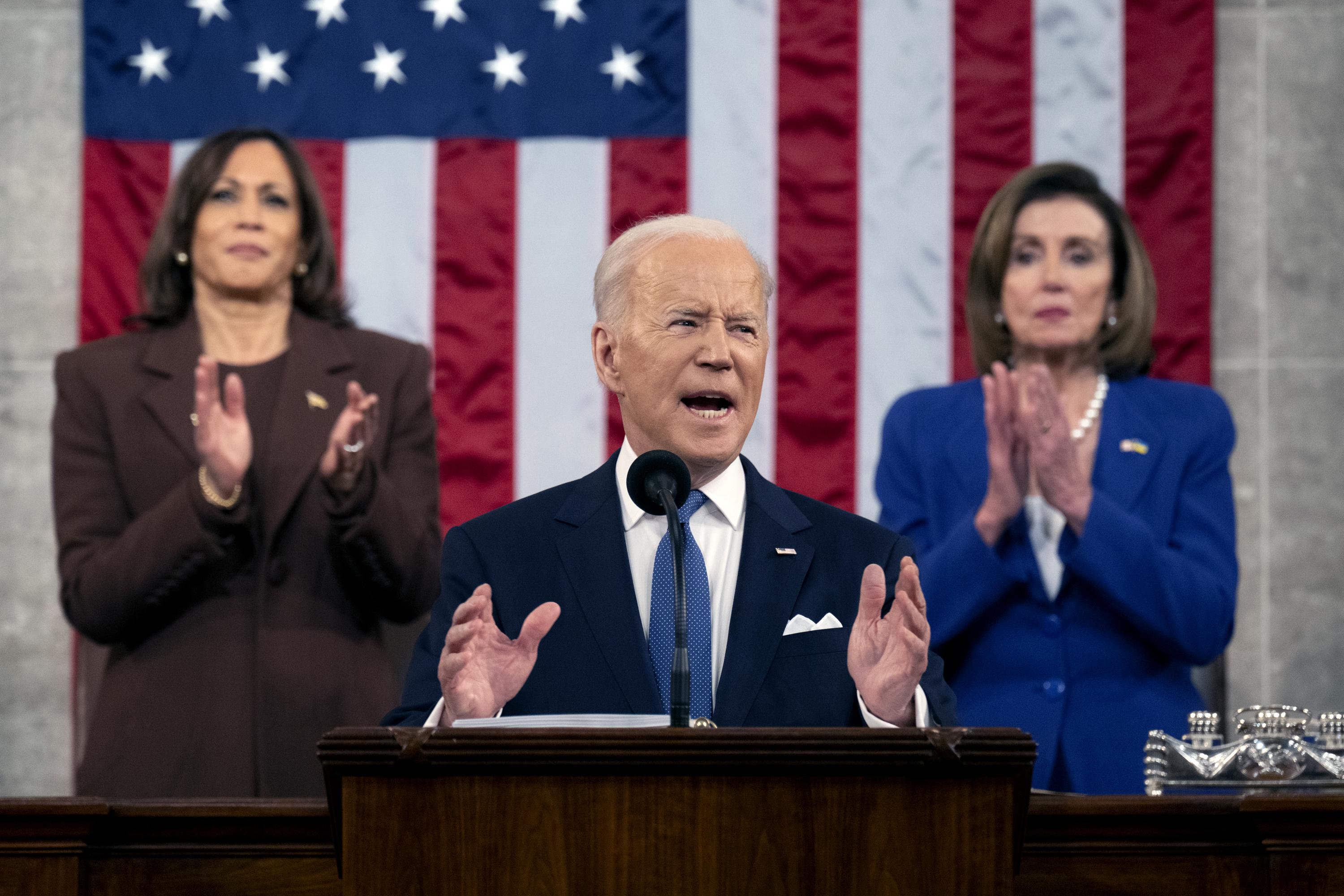 State of the Union Biden vows to halt Russia, hit inflation AP News