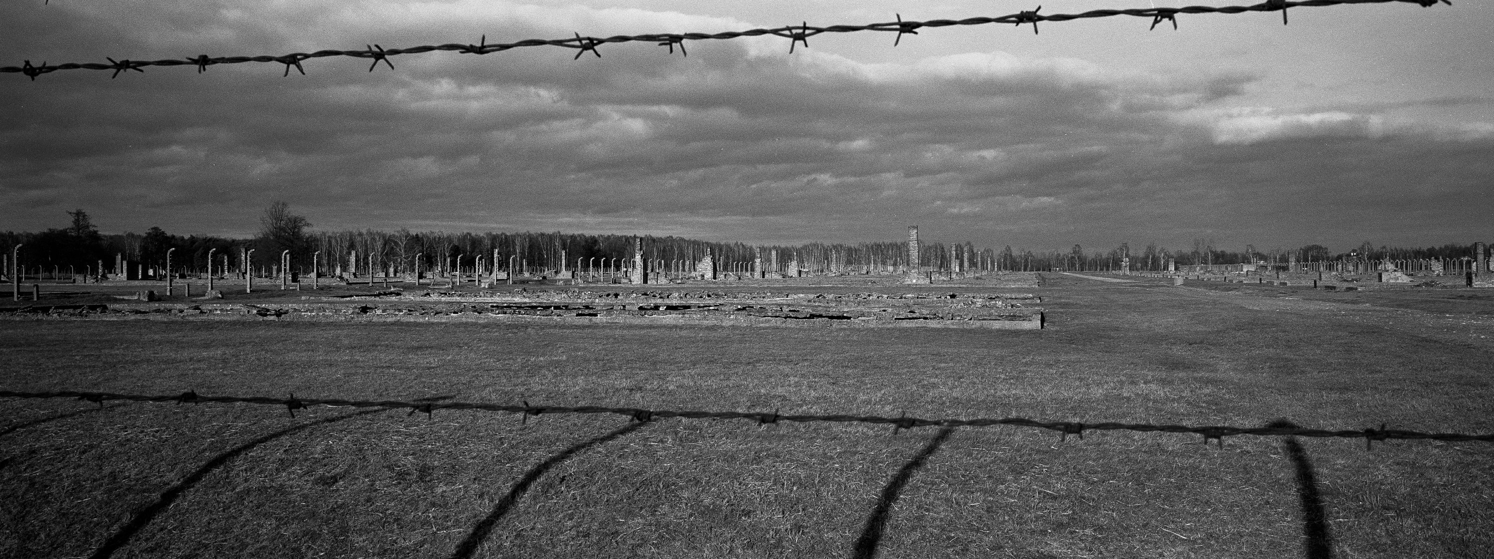 2010s Tracks to Auschwitz-Birkenau Nazi German Concentration Camp Photo 