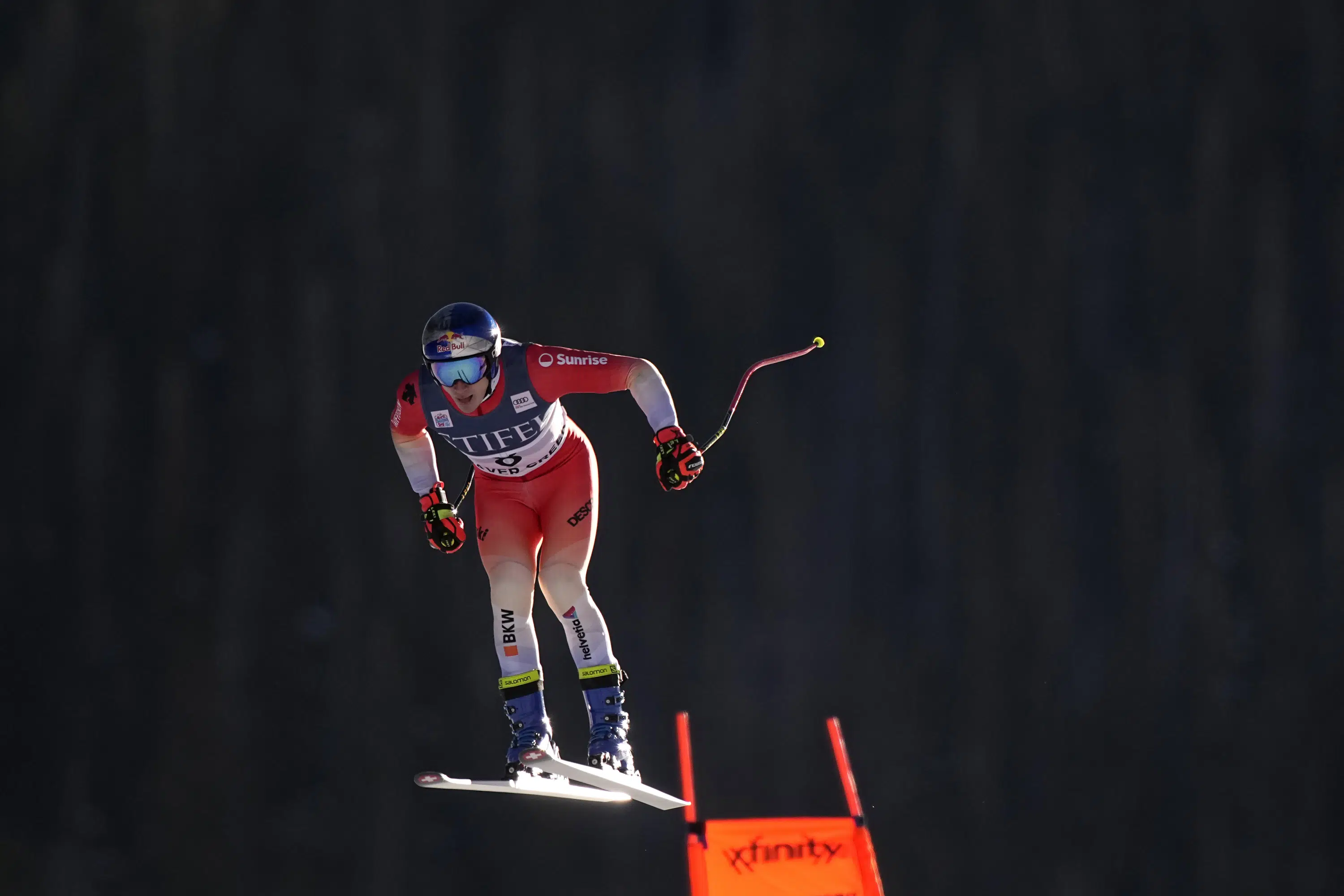 Rask og flytende viser Odermatt seg som en skiløper å ta igjen