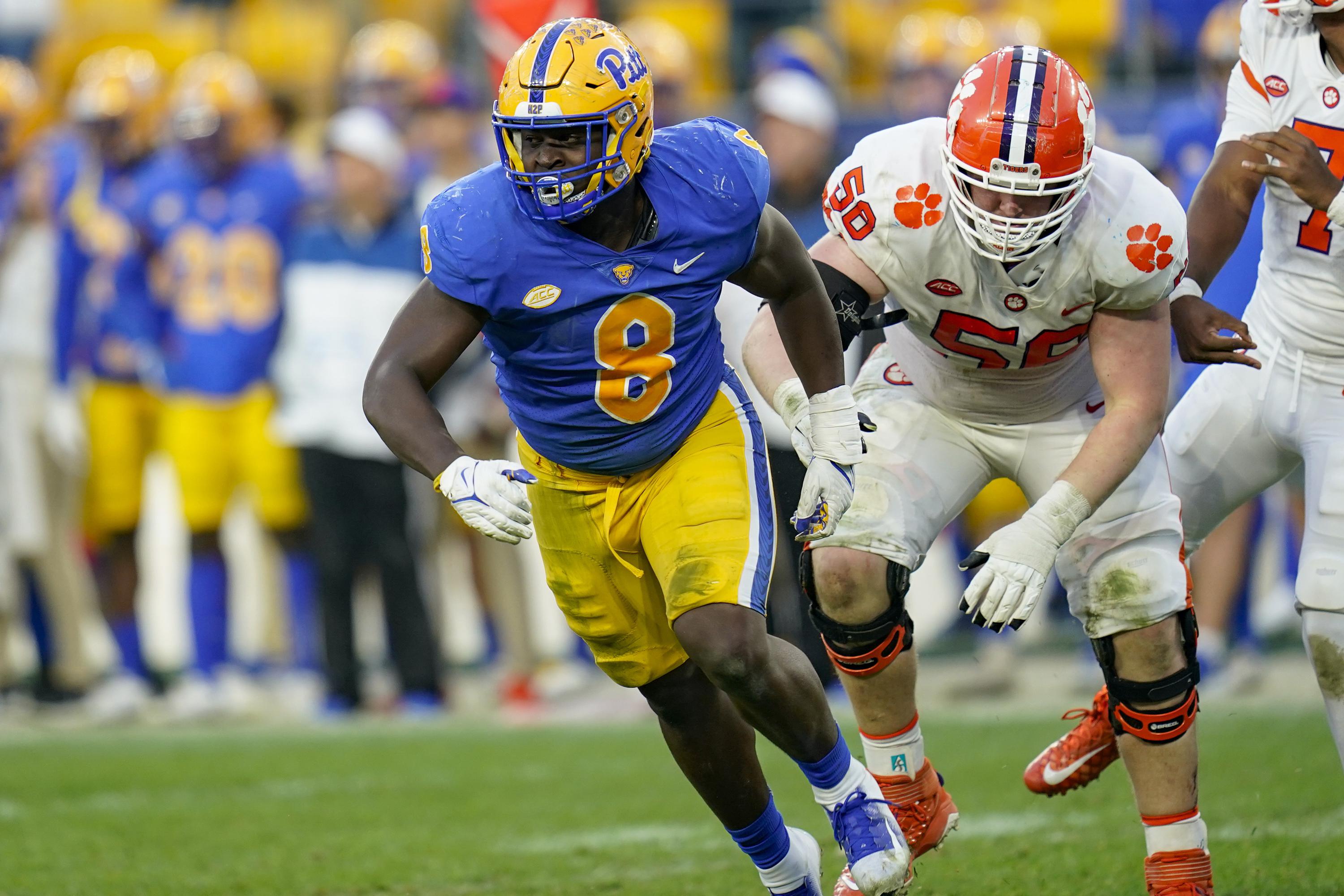 New Orleans Saints Take Defensive Tackle in Latest CBS Sports Mock Draft 2 Calijah Kancey creates pressure against Clemson