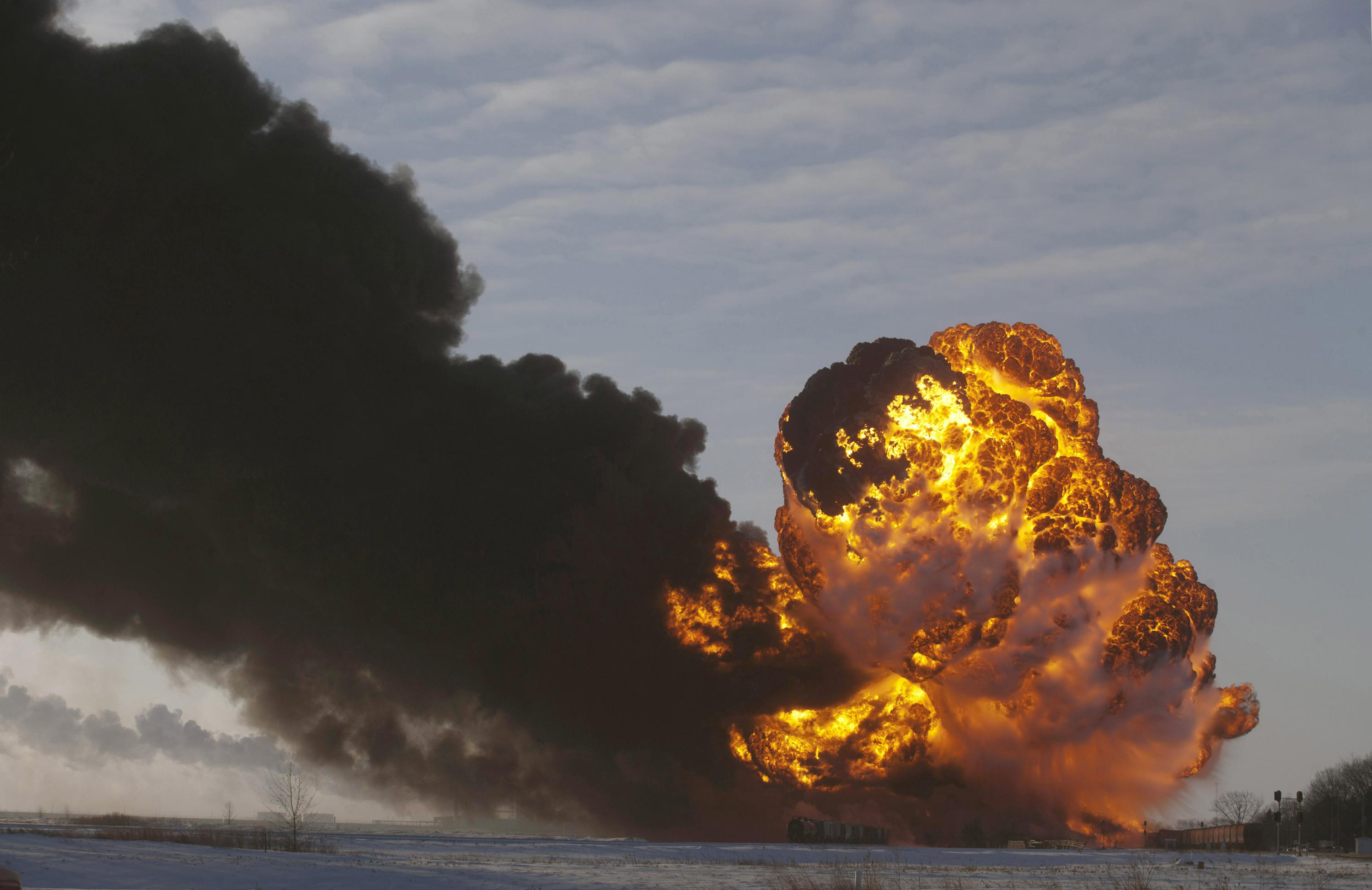 A timeline of recent oil train crashes in the US and Canada AP News