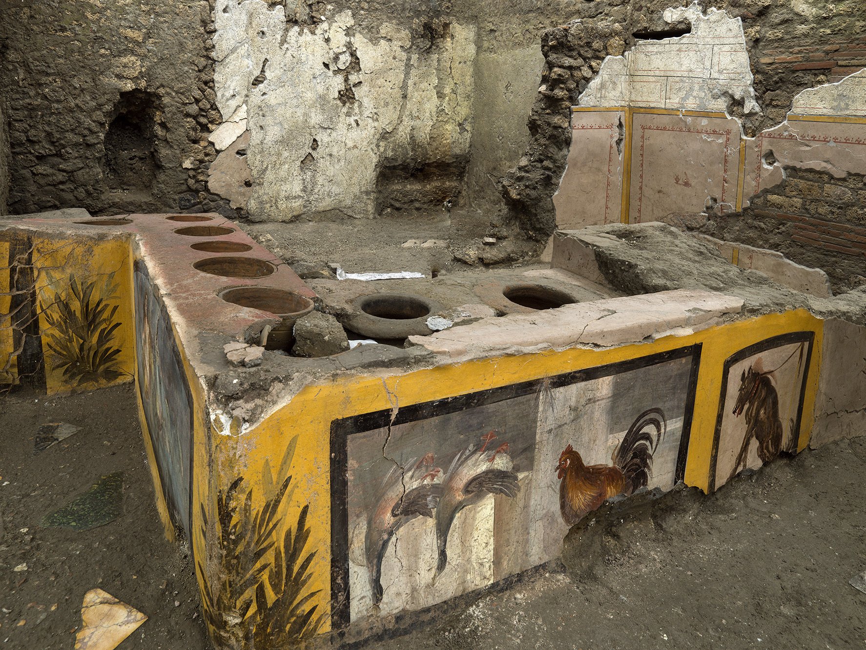 Mallard to leave?  The excavation of the fast food place in Pompeii reveals the tastes