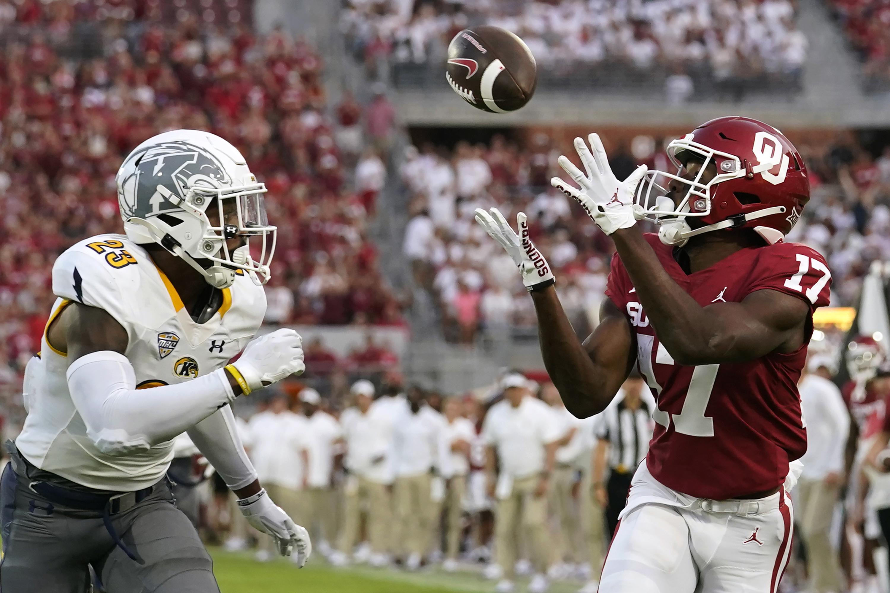 Mims, Gabriel help No. 7 Oklahoma beat Kent State 333 AP News