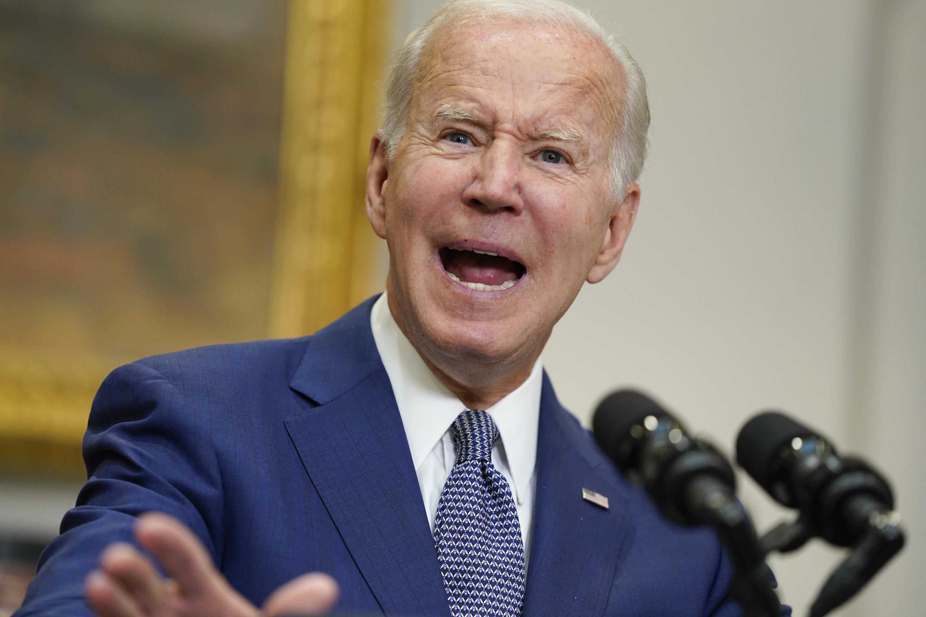 Impassioned Biden signs order on abortion access | AP News