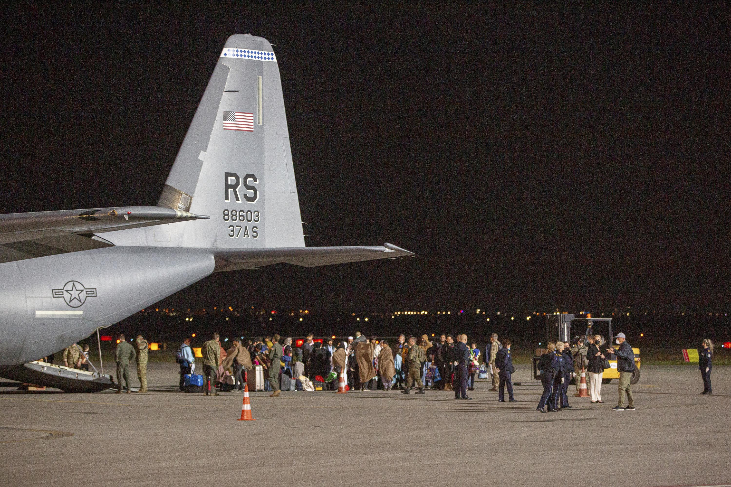 Afghan evacuees failing in initial control in Kosovo