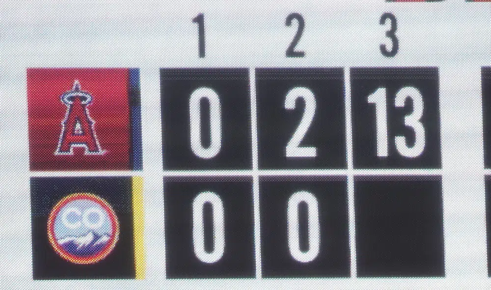 MLB天使队以 25-1 击败落基山脉队