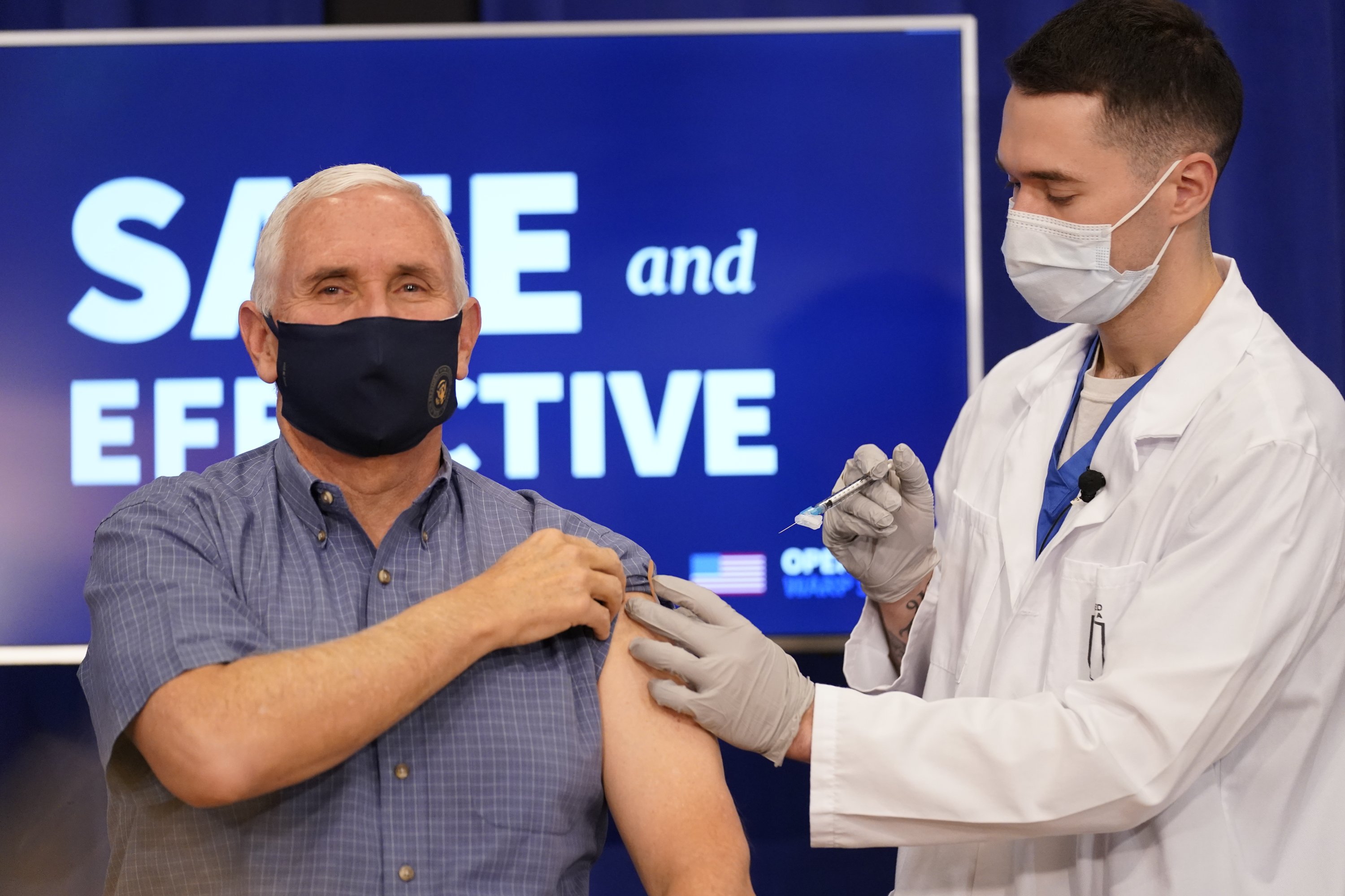 Pence, wife Karen, general surgeon receive COVID-19 vaccines